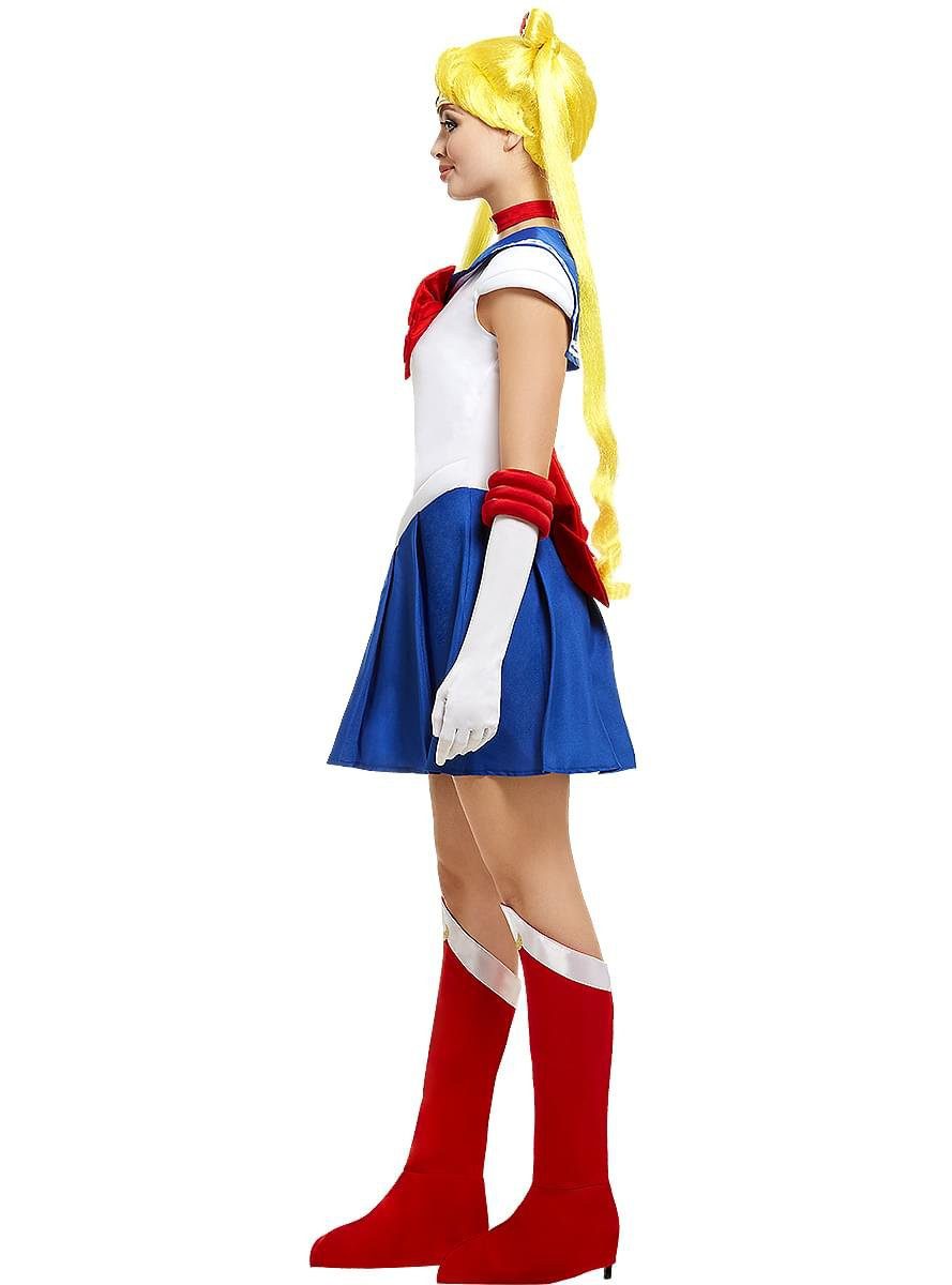 Funidelia Kostüm Sailor Moon Kostüm, Die berühmte Anime-Heldin mit den magischen Kräften