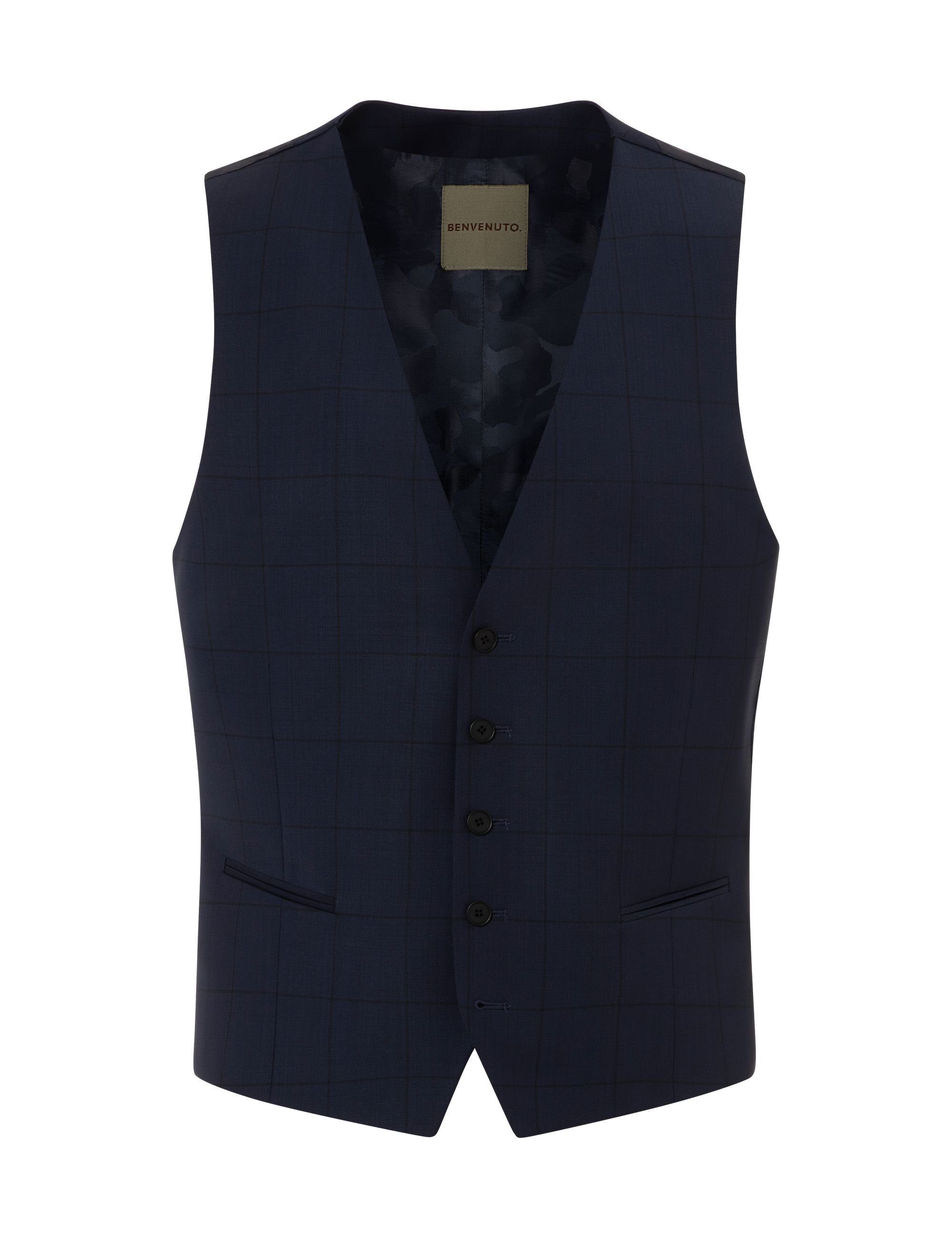 BENVENUTO. Anzugweste UMBERTO (1-tlg) mit Rückenschnallgurt günstig online kaufen