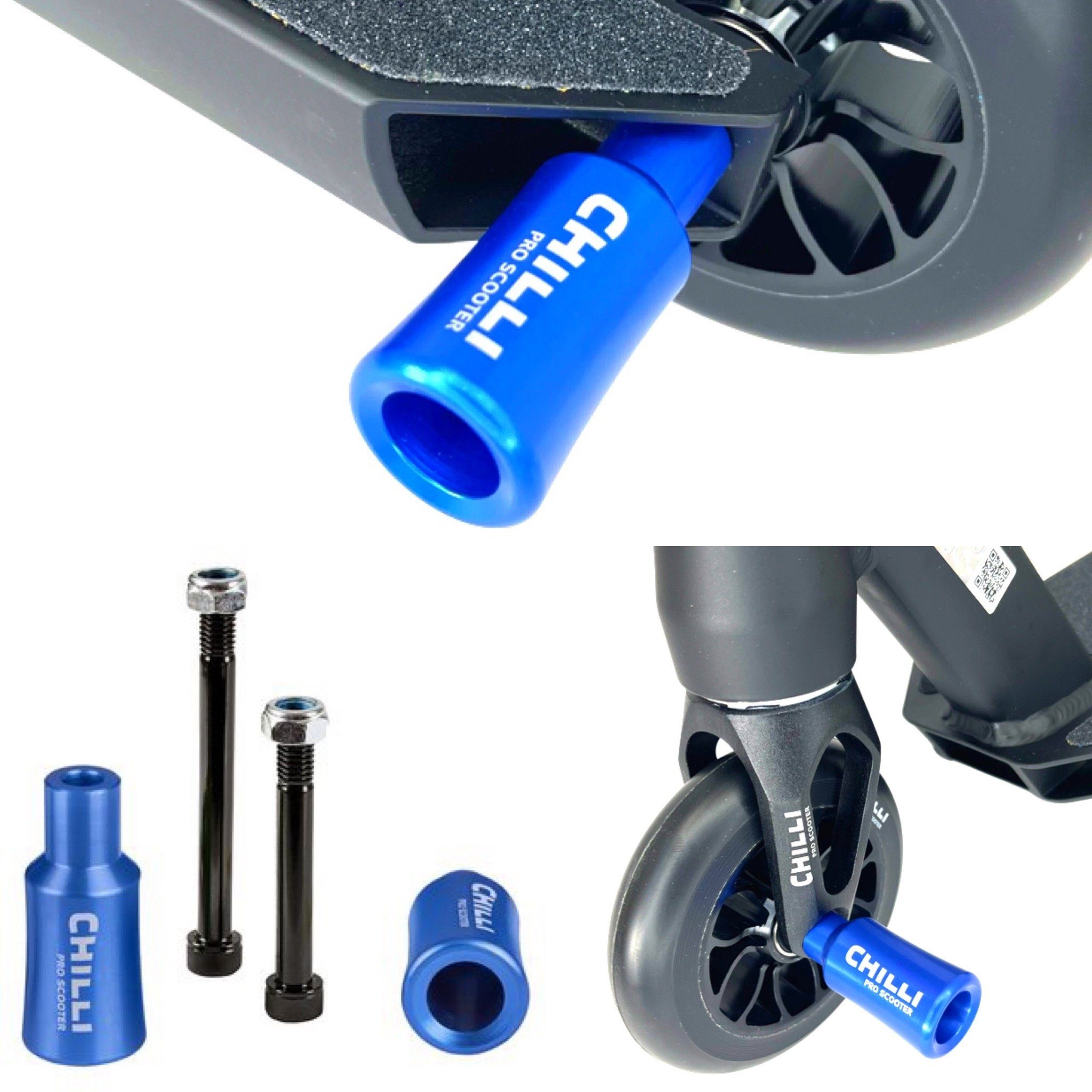 Chilli Pro Scooter Stuntscooter Chilli Pro Scooter Stunt-Scooter Pegs Trick Tret Roller Grind Stangen