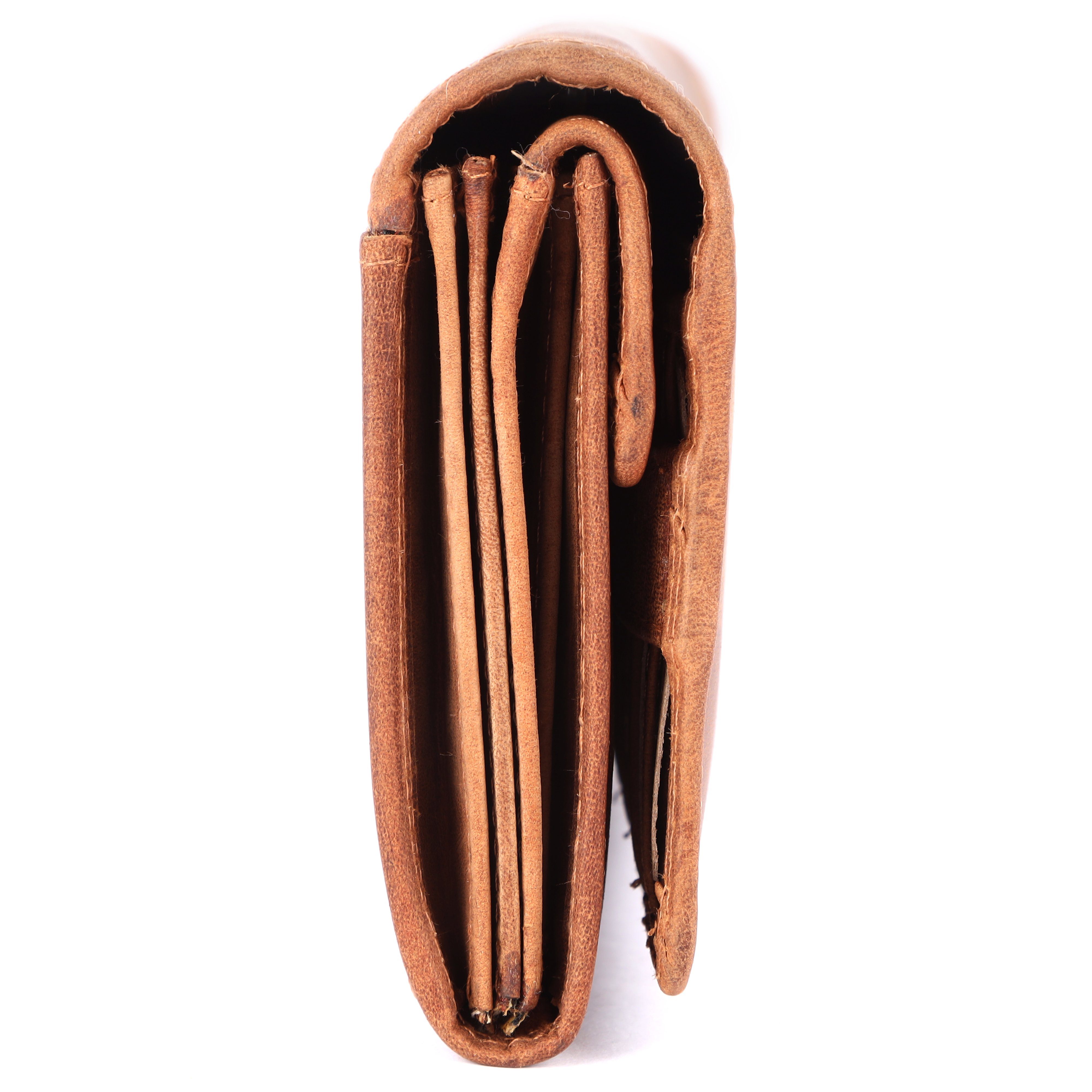 für mit aus 100% Vintage & RFID-Schutz Leder Geldbörse inkl. Damen, Geschenkbox Doppelnaht, Mercano