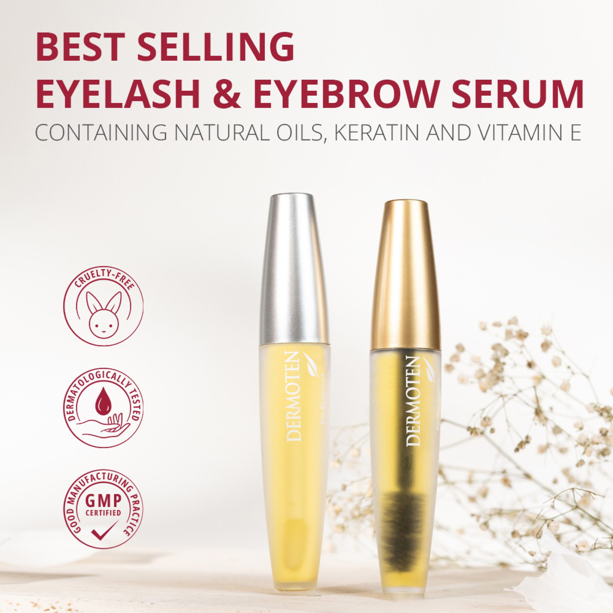 Dermoten Augenserum DERMOTEN Anti-Aging Eye Contour Care Serum, Moisturising, 30ml