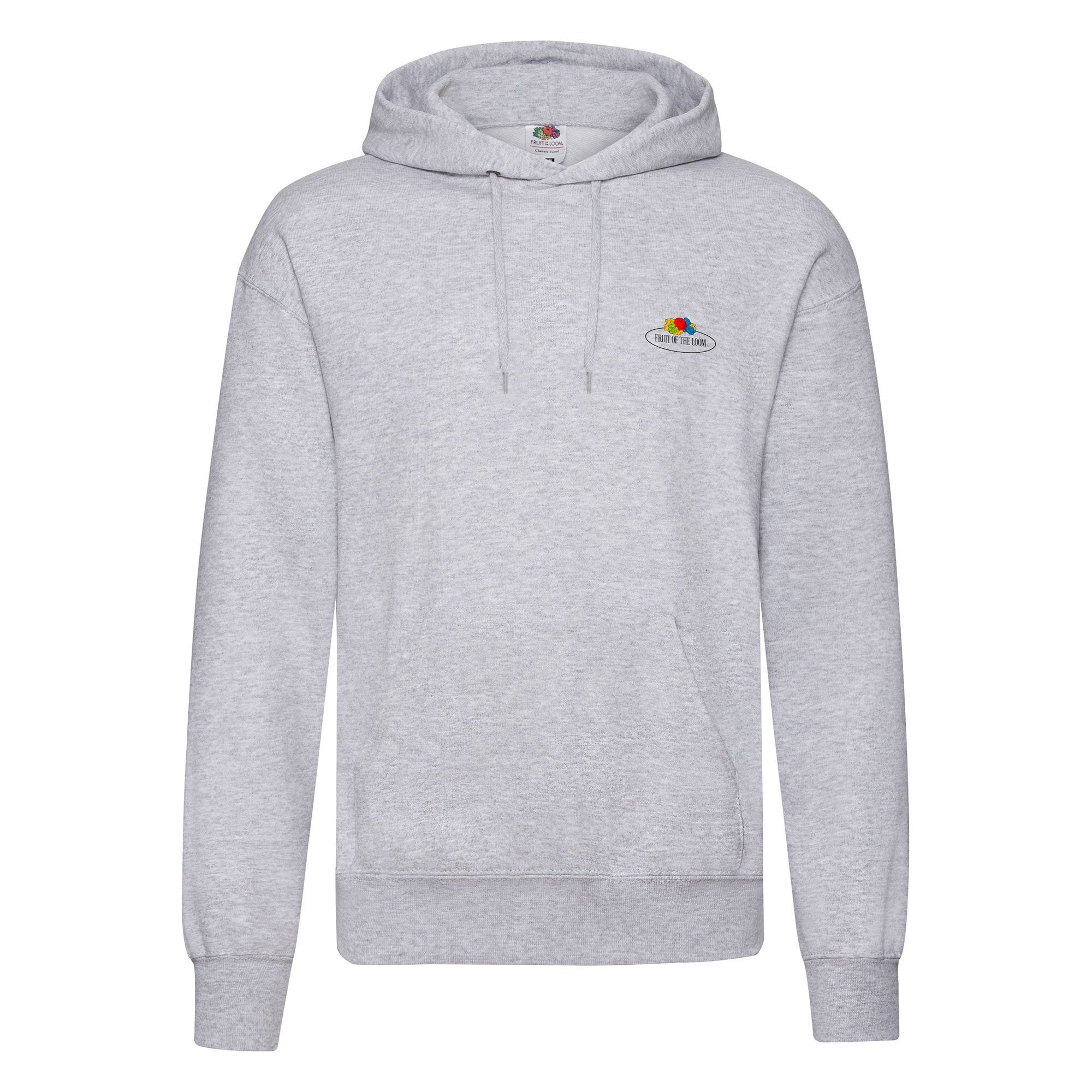 Fruit of the Loom Kapuzensweatshirt Kapuzen-Sweat mit kleinem Vintage-Logo