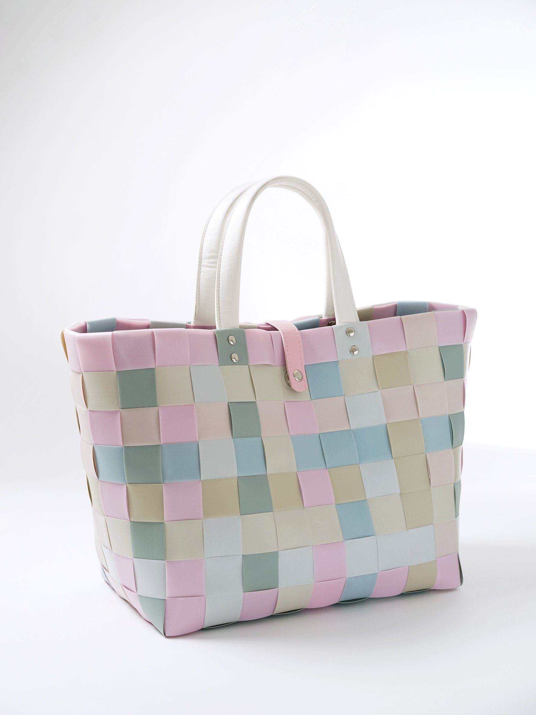 Kobolo Einkaufsshopper Einkaufstasche CANDY XL Henkeln und Verschluss, 12 l