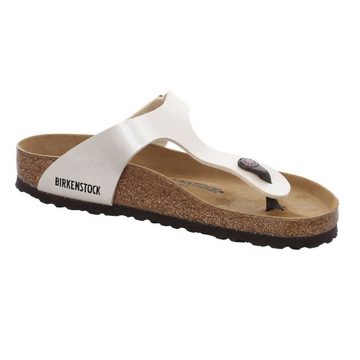 Birkenstock Gizeh Pantolette Fußbett Bequem Freizeit Zehentrenner Glattleder