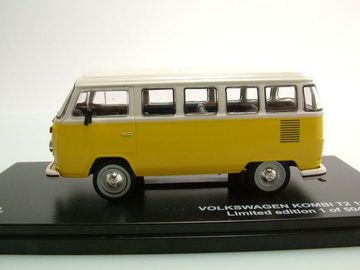 Triple9 Modellauto VW T2 Bus 1976 gelb weiß Modellauto 1:43 Triple9, Maßstab 1:43