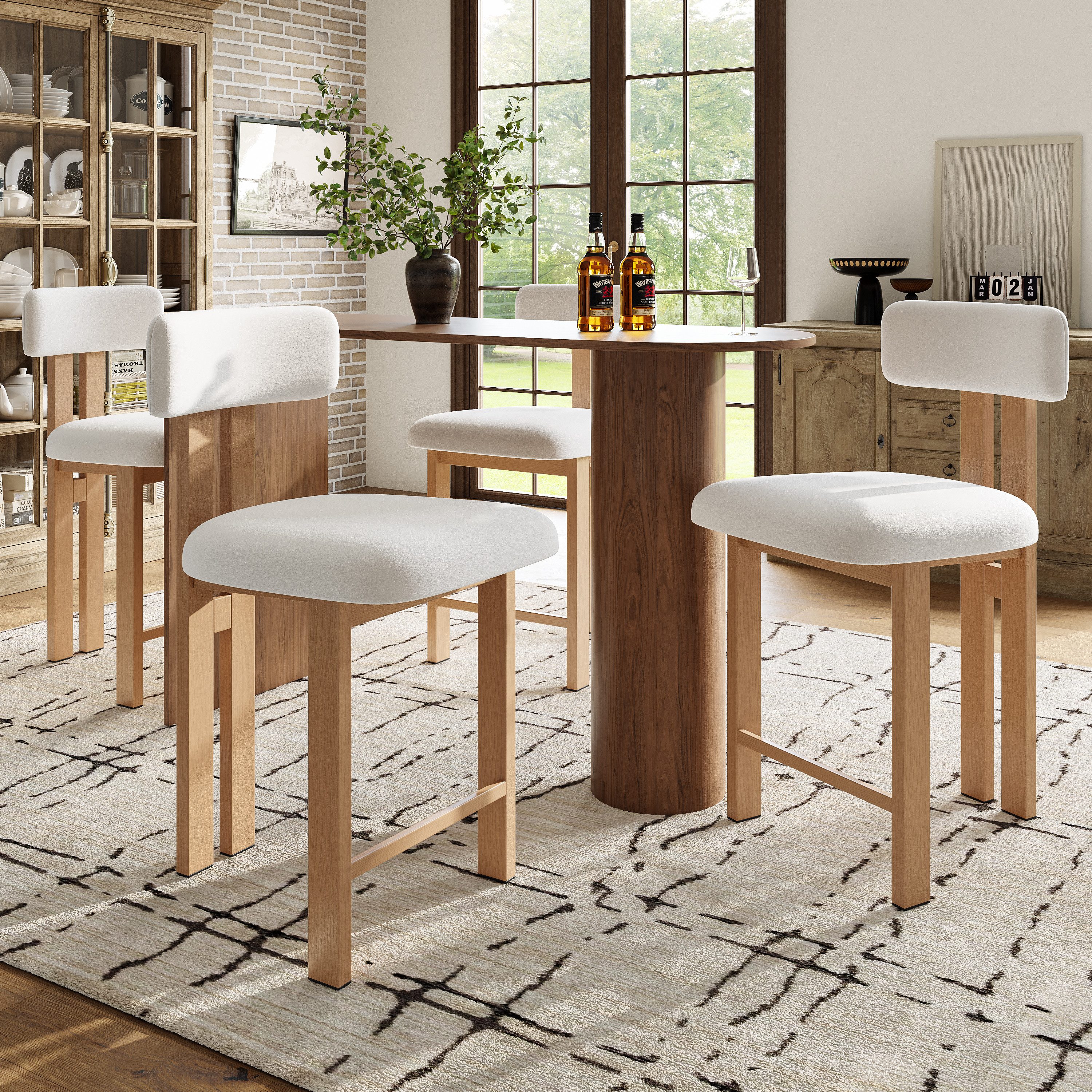OKWISH Esszimmerstuhl Esszimmerstuhl,Loungesessel (Moderner ergonomischer E günstig online kaufen
