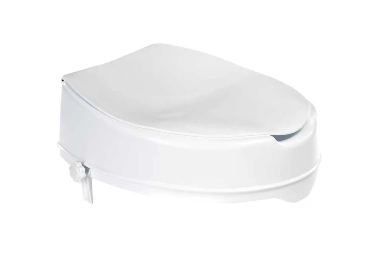 Thumbnail - DocMed Toilettensitzerhöhung Savanah Toilettensitz, 5 cm, Angenehmes Sitzgefühl, Einfache & sichere Befestigung