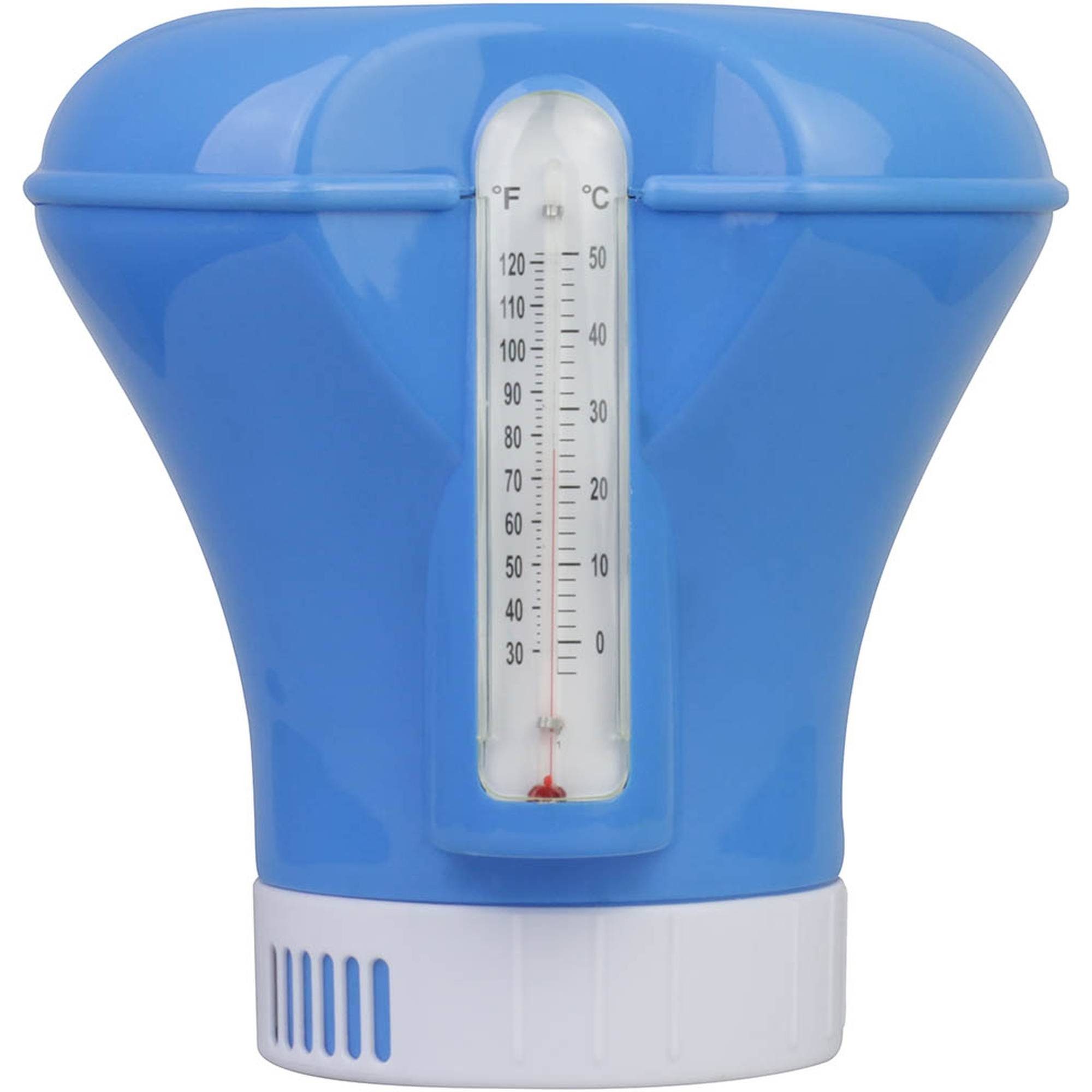 SUMMER FUN Chlordosierschwimmer Dosierschwimmer inkl. Thermometer für 200gr Tablet, (1-tlg)