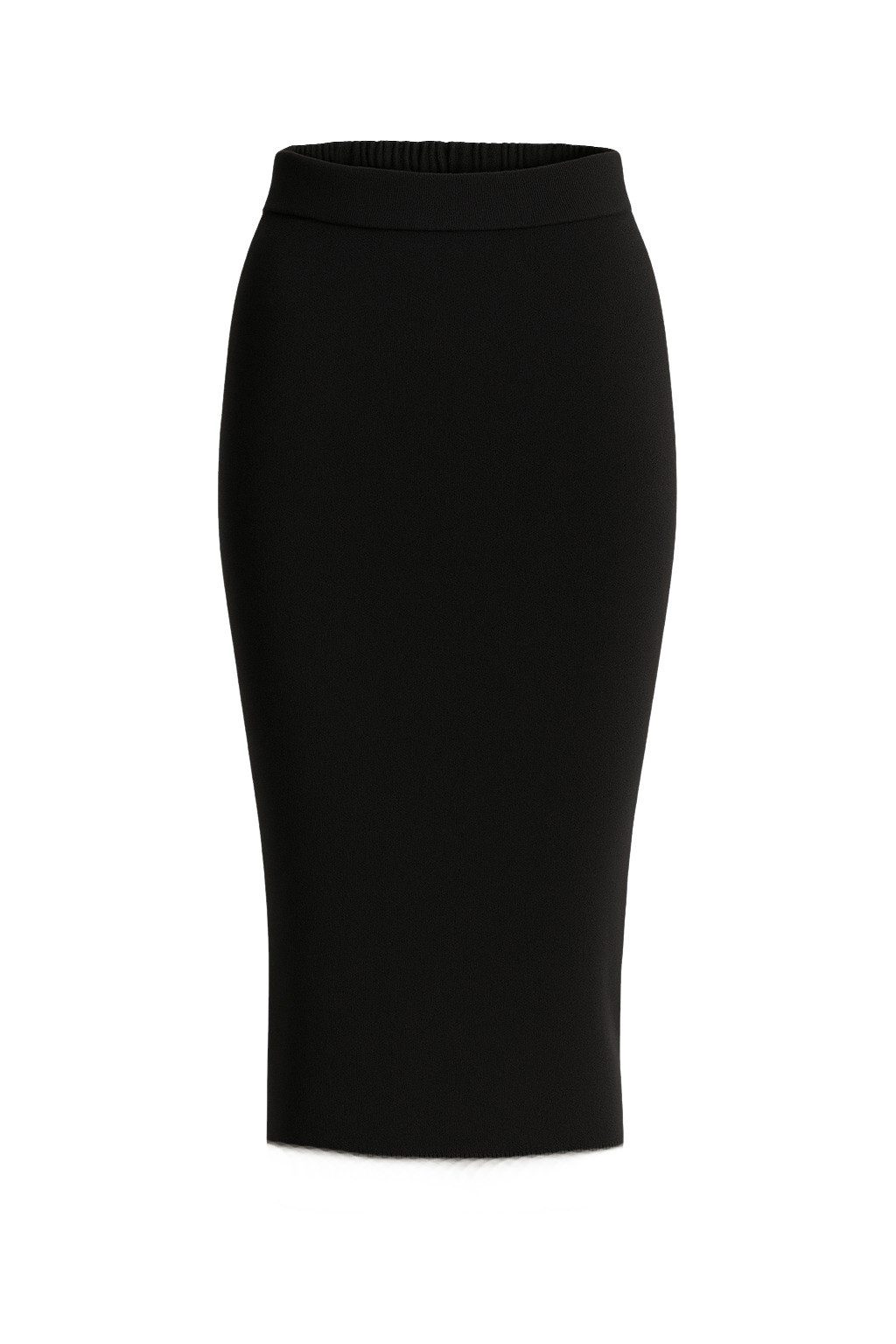 Mississhop Bleistiftrock Damen Rippstrick Rock – figurbetont M.409