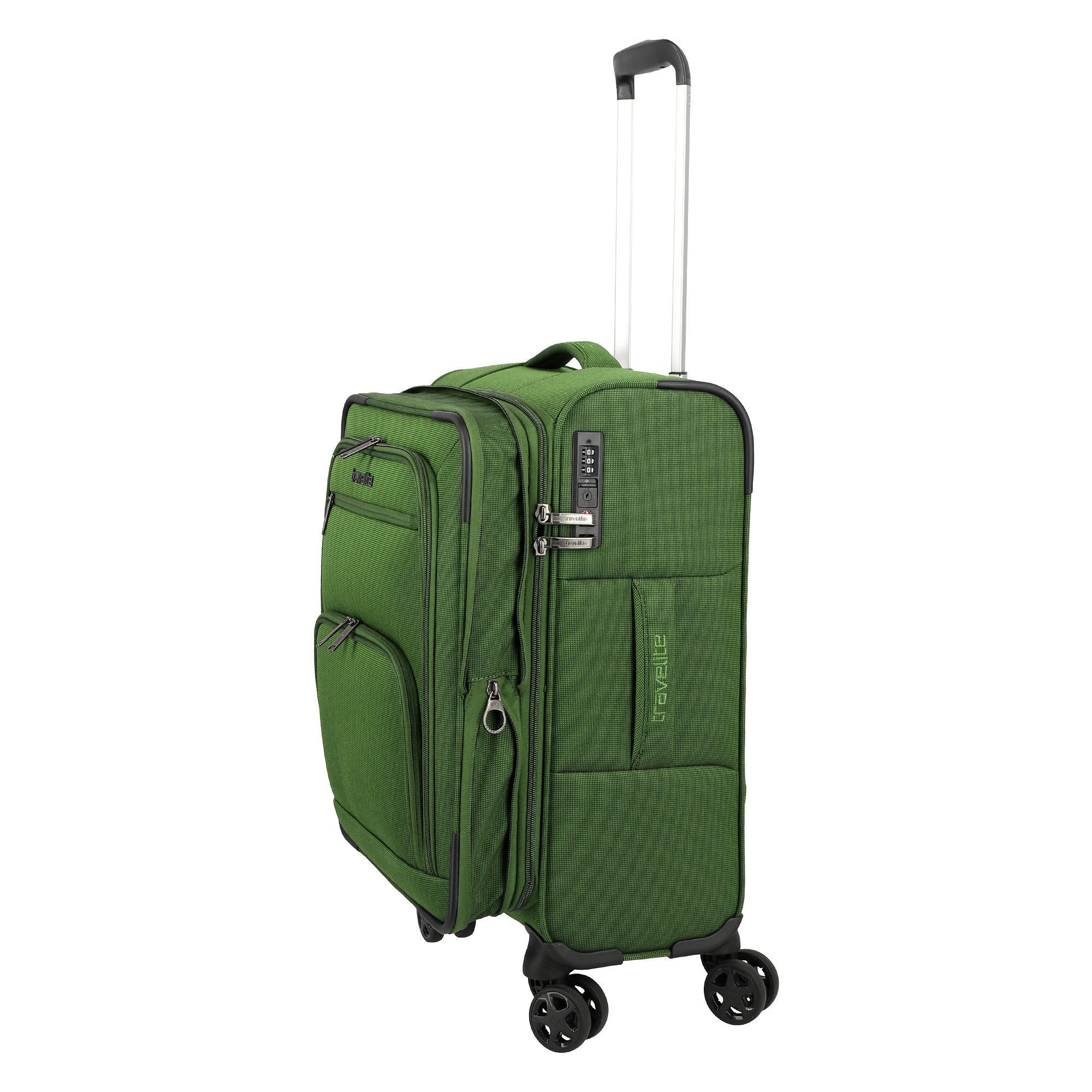 travelite Handgepäck-Trolley Cubis, 4 Rollen, Polyester