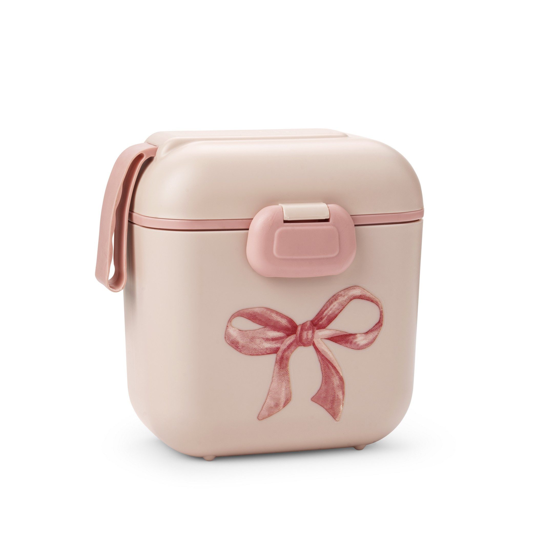 Elodie Lunchbox Elodie Details - Lunchbox Brotdose - Rosy Bow - 14x13,5x8,5 cm, Kunststoff, (Gabel im Deckel, Drei Behälter)