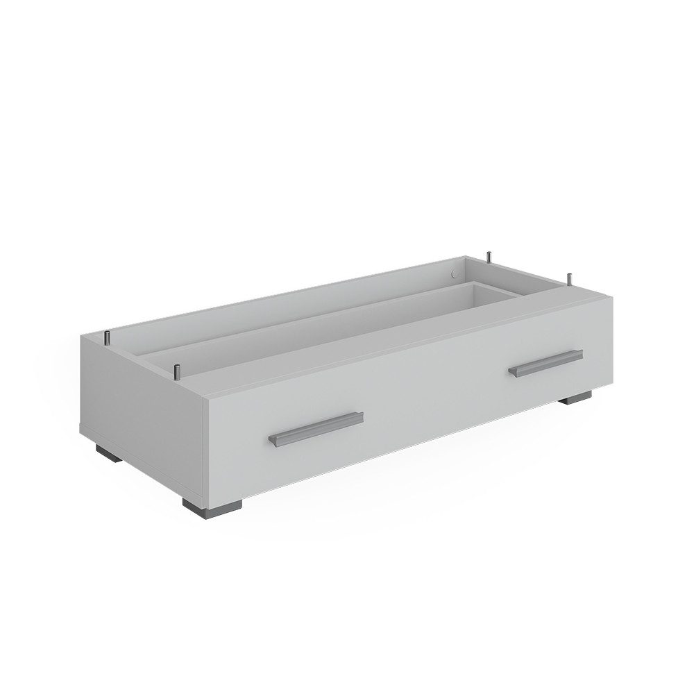 Vicco Aktenschrank Frank, Weiß, 80 x 17.4 cm mit Schublade (1-St)