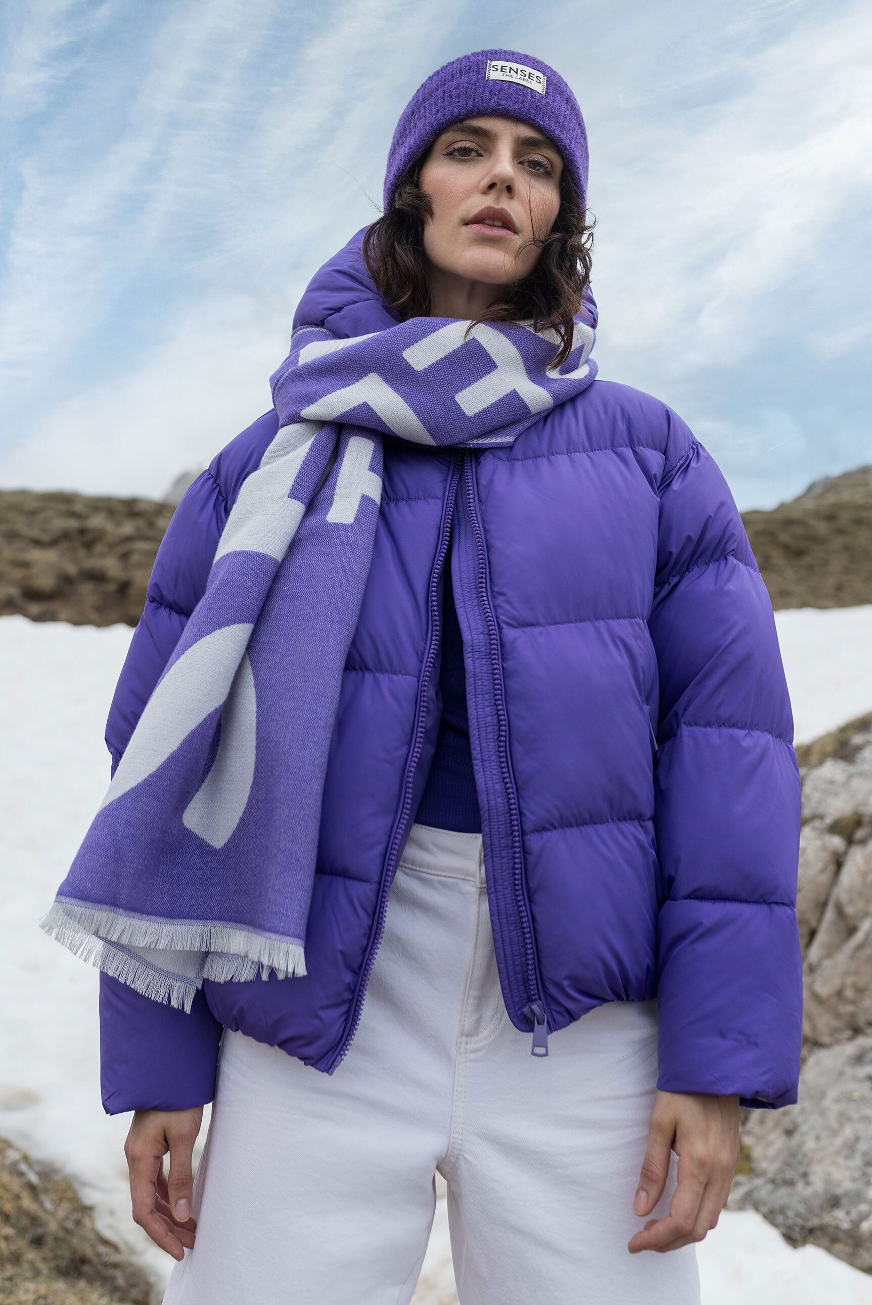 SENSES.THE LABEL Winterjacke mit elastischen Steppnähten