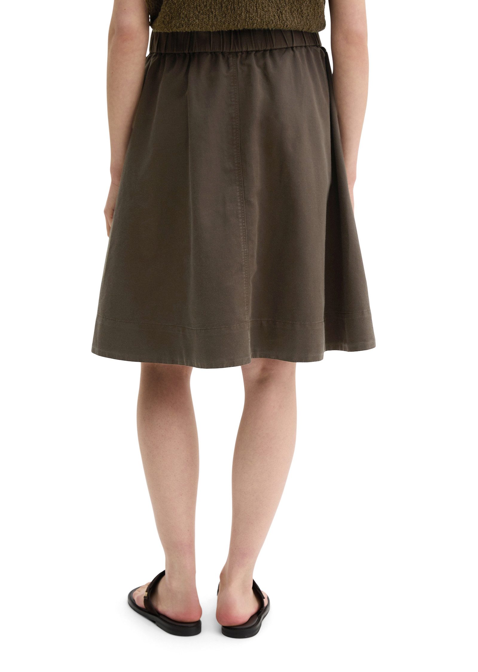 Marc O'Polo Webrock aus Organic Cotton-Lyocell-Leinen-Mix
