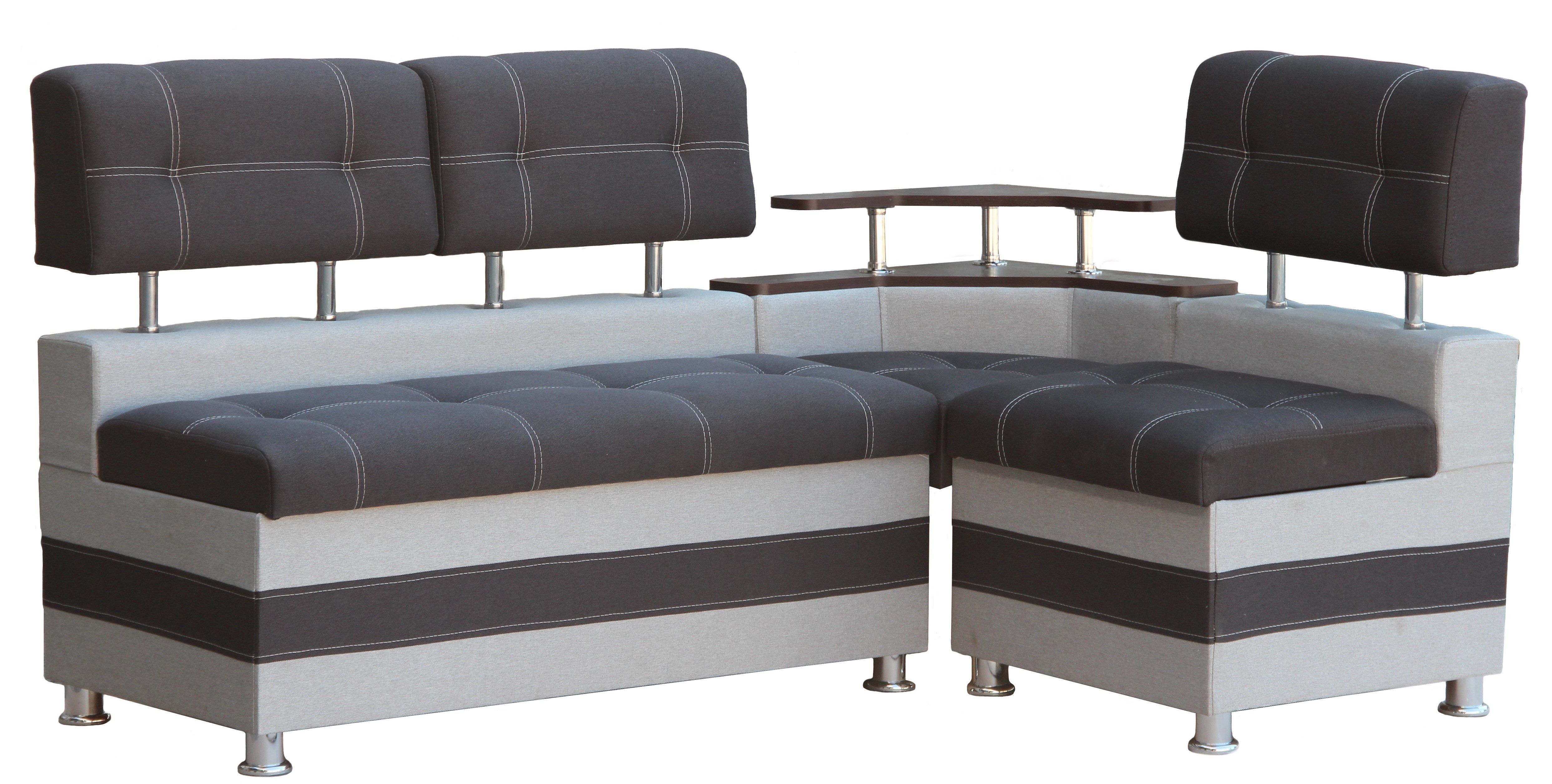 Rodnik Eckbank Latte mit Truhen, mit Stauraum und Ablage, Schenkel wechselb günstig online kaufen