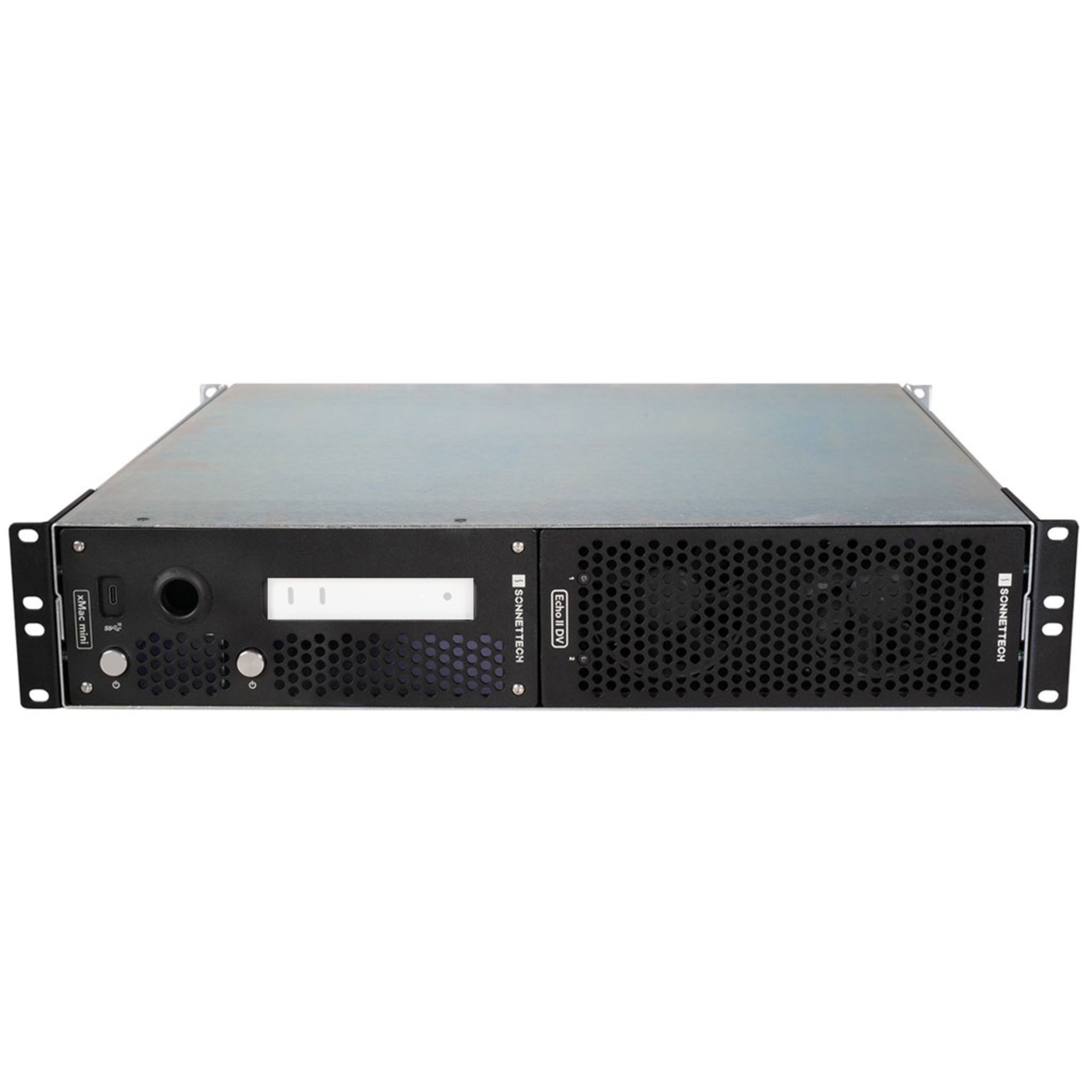 Sonnet Adapter, xMac mini (2024) 2U Rackmount System With Echo II DV TB5 Module -