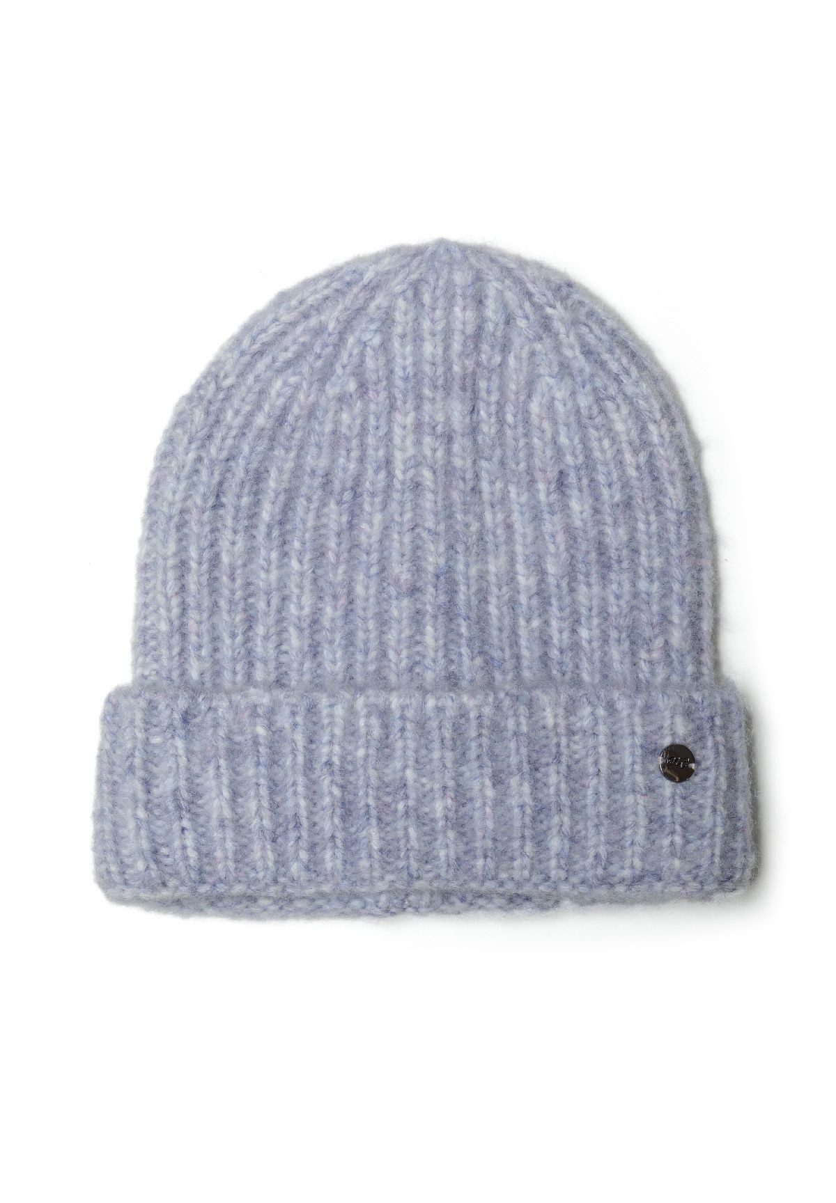 Beanie Strickmütze für Mädchen, mit hochem Umschlag