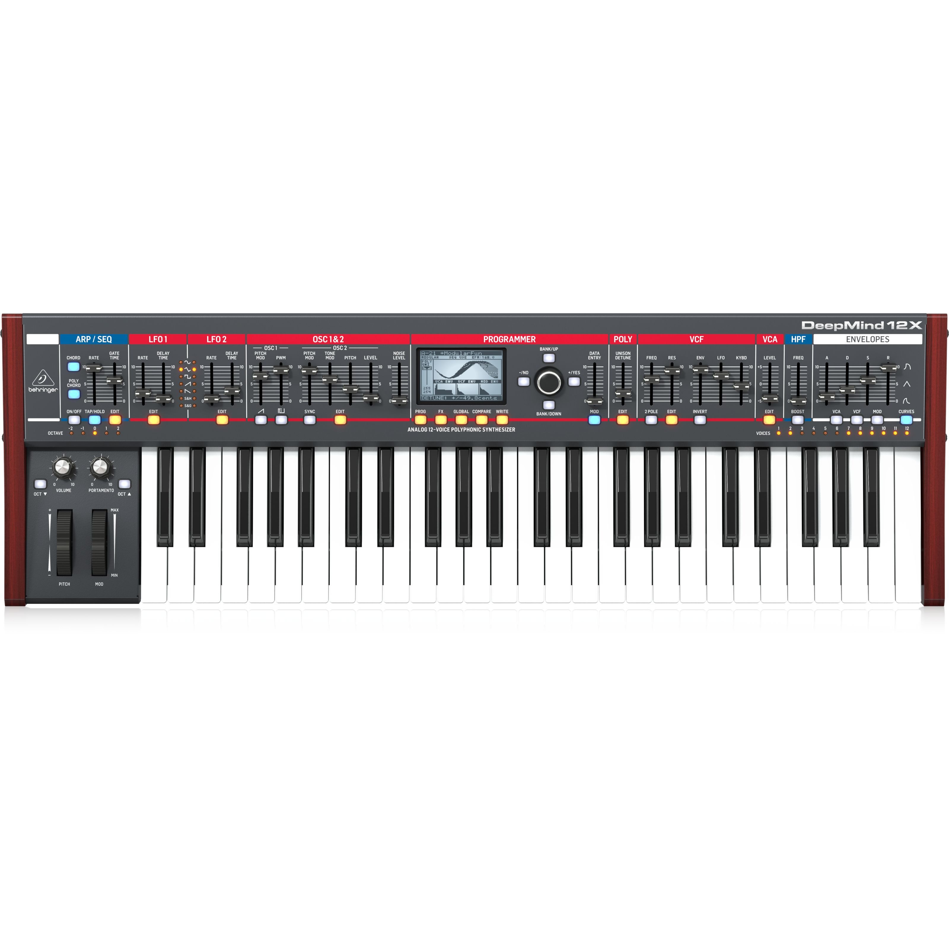 Behringer Synthesizer (Synthesizer, Analog Synthesizer), DeepMind 12X - Synthesizer