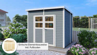KONIFERA Gartenhaus Felix 2, BxT: 251x200 cm, Inklusive Fußboden
