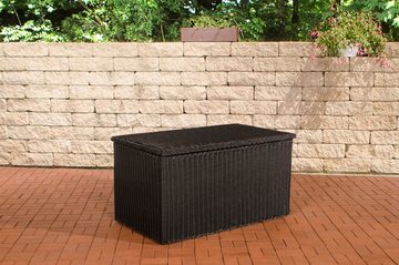 TPFGarden Auflagenbox Sunny XL 5mm - aus UV-beständigem Polyrattan und Aluminium-Gestell (Aufbewahrungsbox Garten - Gartentruhe Rattan, Gartenbox mit 2 hochwertigen Gasliftdämpfer), Maße: Volumen 586 Liter - Außenmaße: (TxBxH): 75 x 139 x 83cm