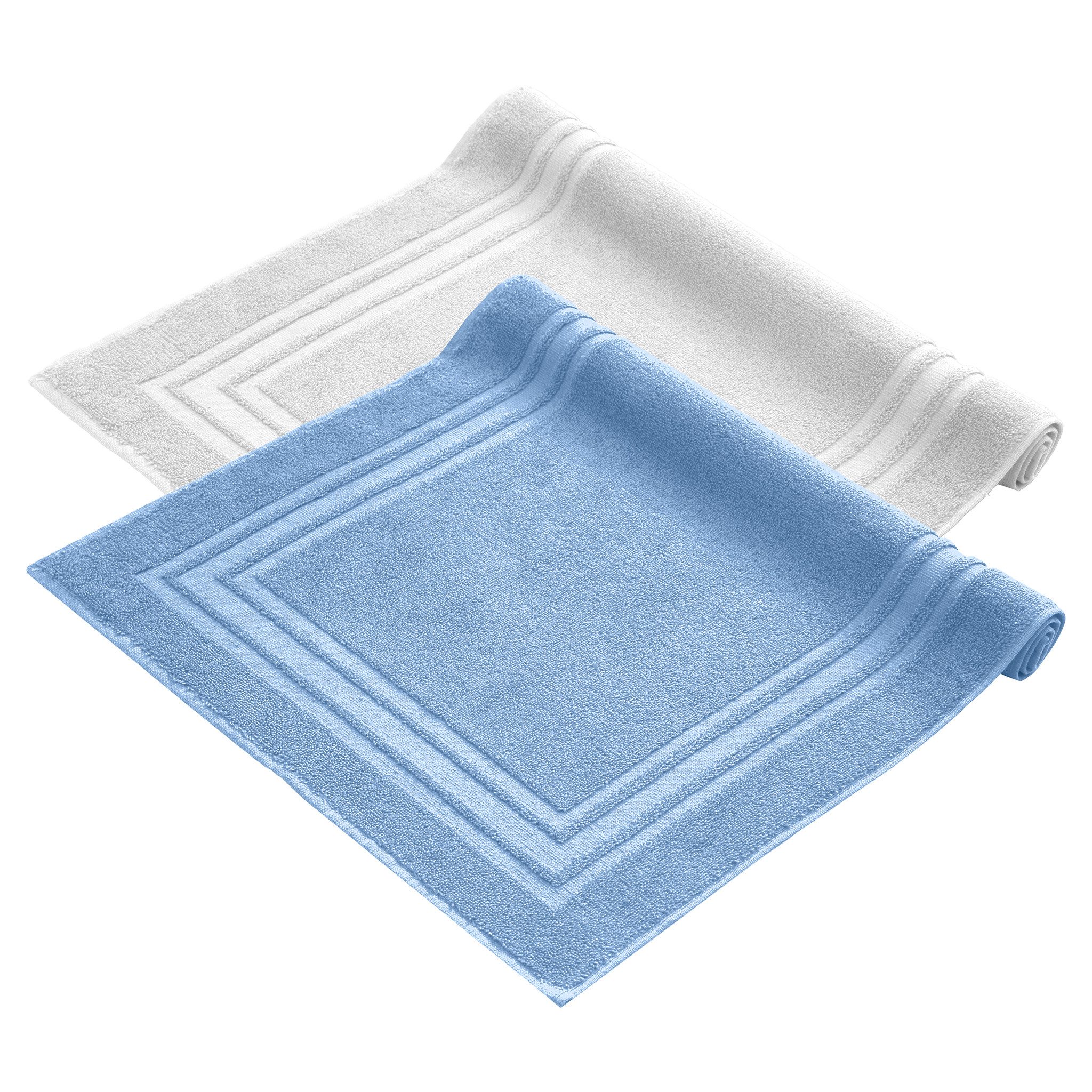 Komfortec Badematte Badvorleger aus 100% Baumwolle, Waschbar Duschmatte, Fr günstig online kaufen