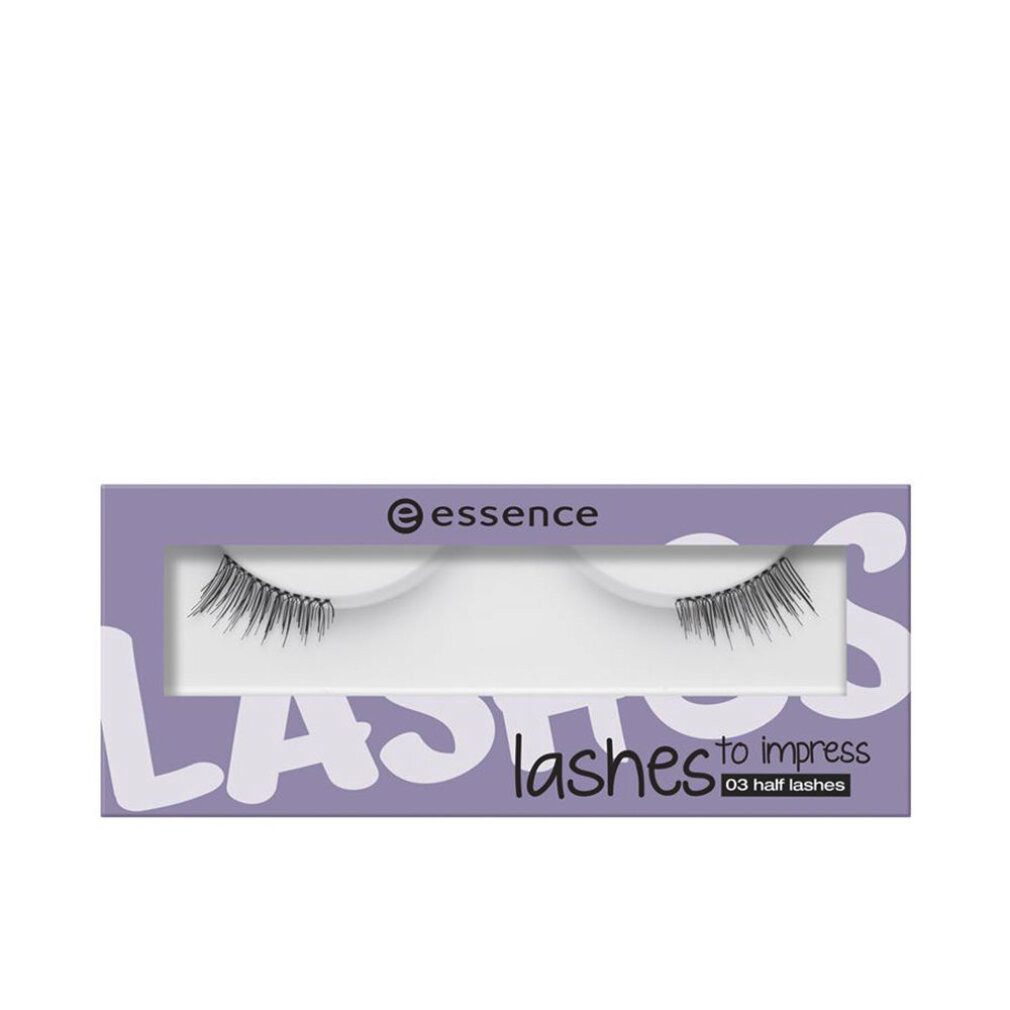 Essence Einzelwimpern Künstliche Wimpern To Impress 03 Half Lashes (1 Paar), 2 St