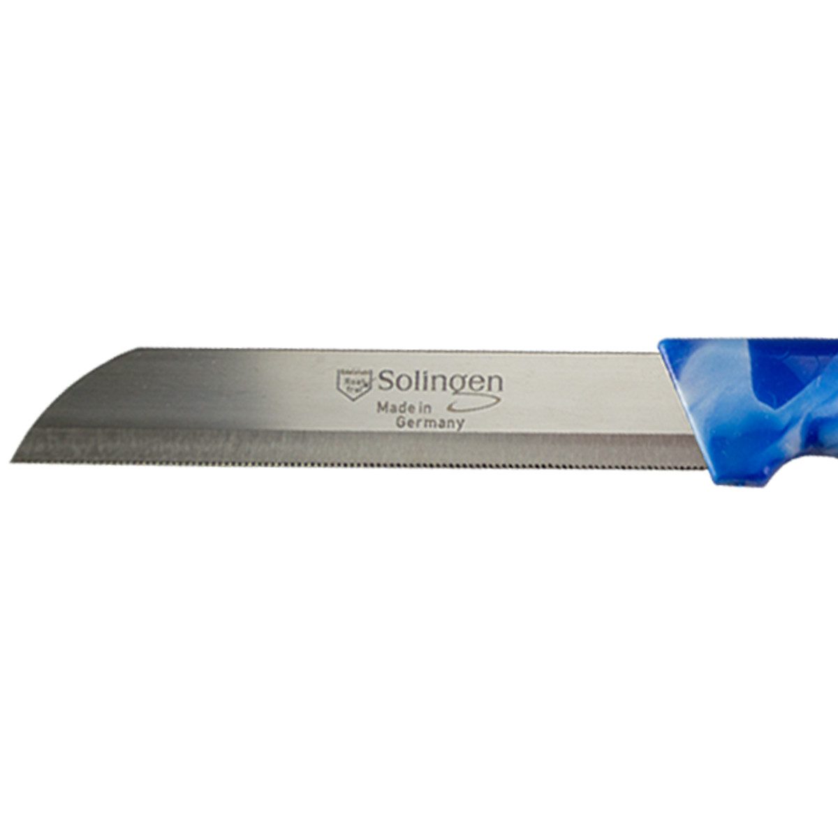 Visaggio Obstmesser Solingen Allzweckmesser Schälmesser Gemüsemesser Küchenmesser, Wellenschliff Solingen Messer, Marmor Optik, Edelstahl (rostfrei) – Bild 3 von 5