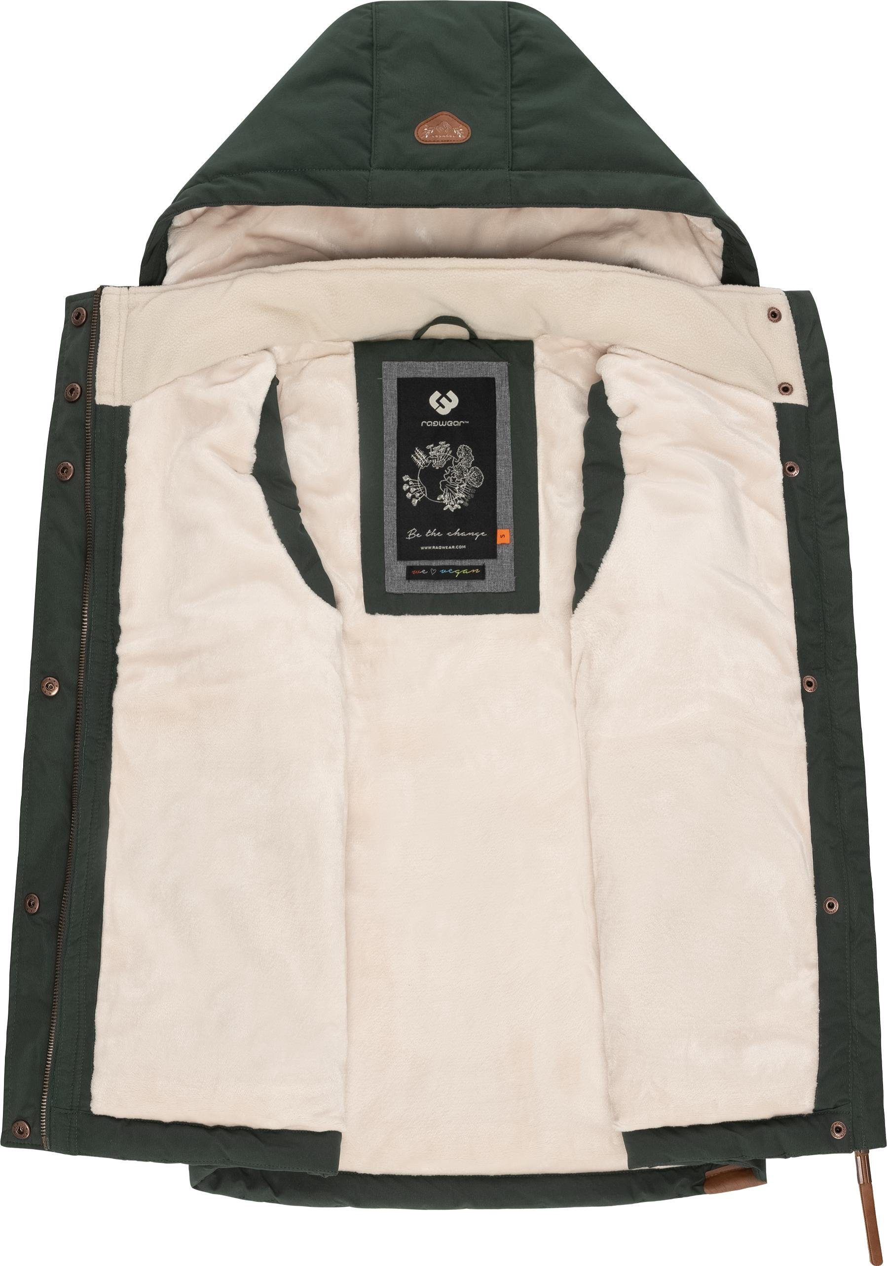 Ragwear Steppweste Hesty Wasserdichte Outdoor-Weste mit abnehmbarer Kapuze – Bild 5 von 5