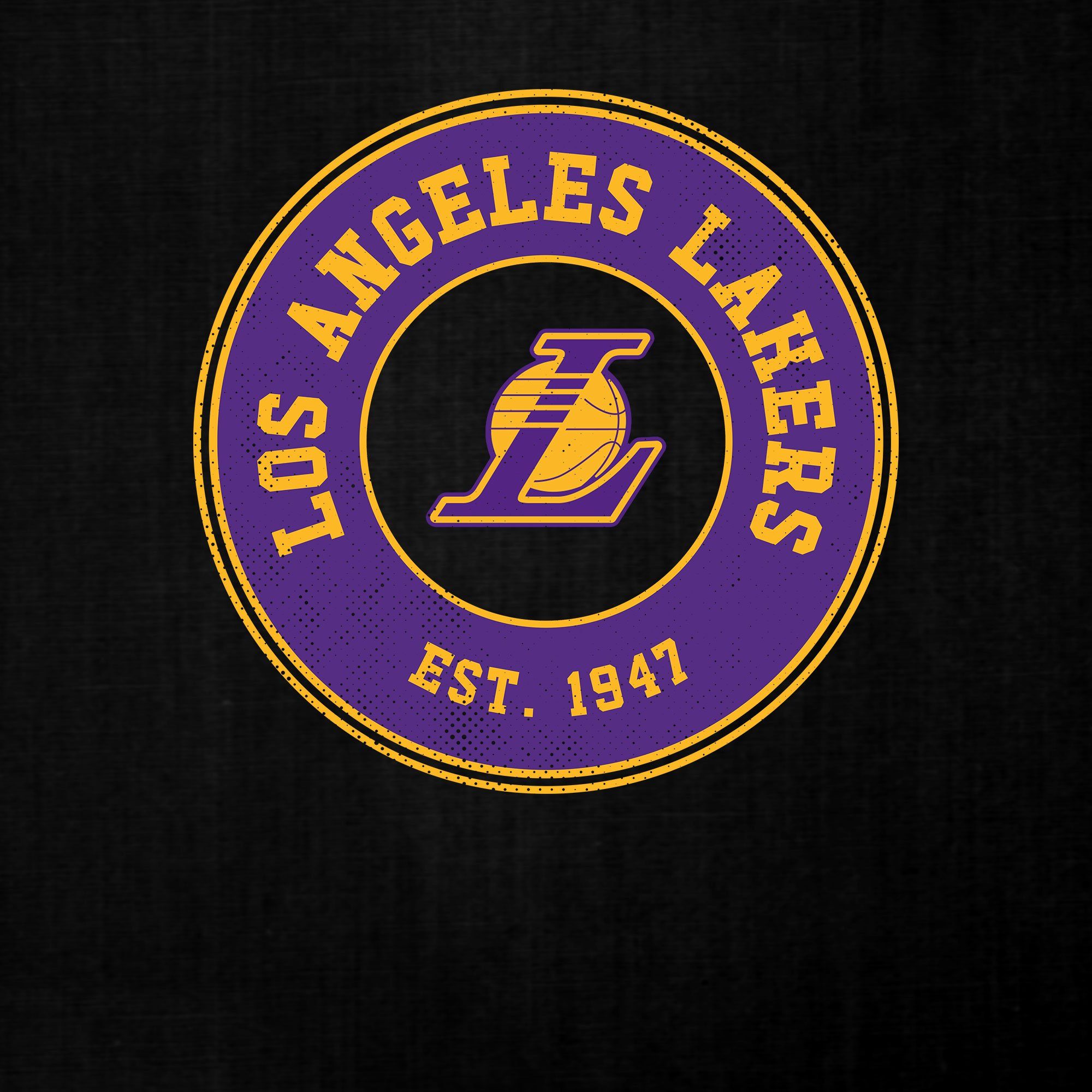 Sweatshirt Lakers Angeles LA (1-tlg) - Basketballer Los Trikot NBA Formatee Basketball Team Quattro Fans