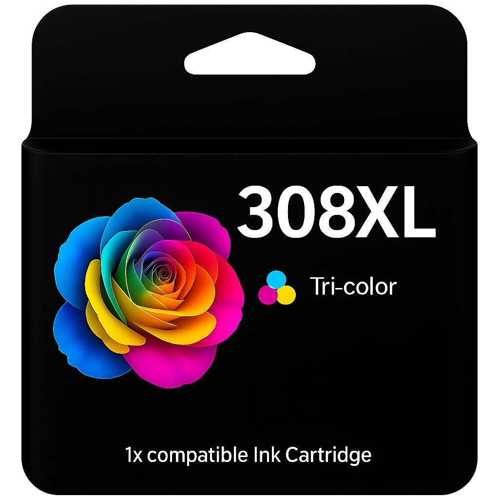 Eurotone Tonerkartusche 308XL, (Einzelpack, 1-St., Lieferumfang: 1er-Pack in Mehrfarbig Toner in Mehrfarbig), Eurotone Toner 308XL, 1er-Pack in Mehrfarbig, Mehrfarbig