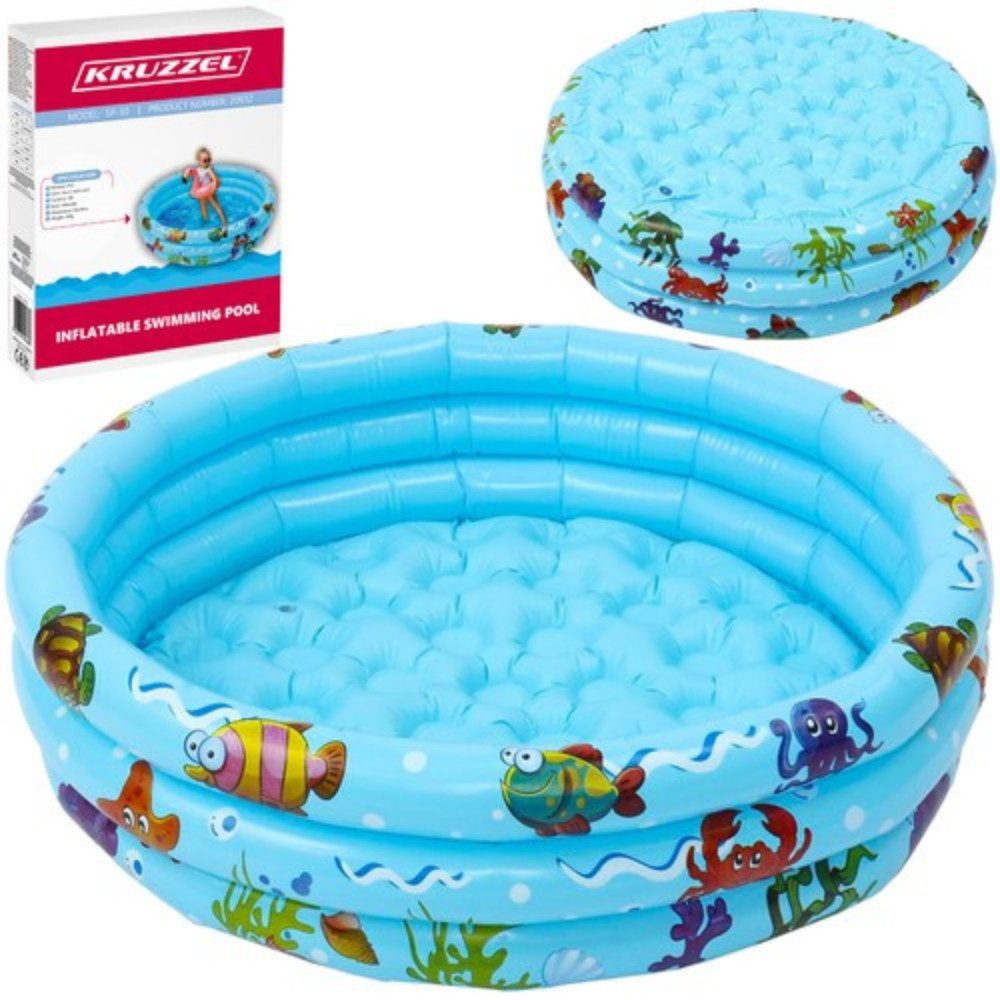 KRUZZEL Rundpool Planschbecken Pool für Kinder günstig online kaufen