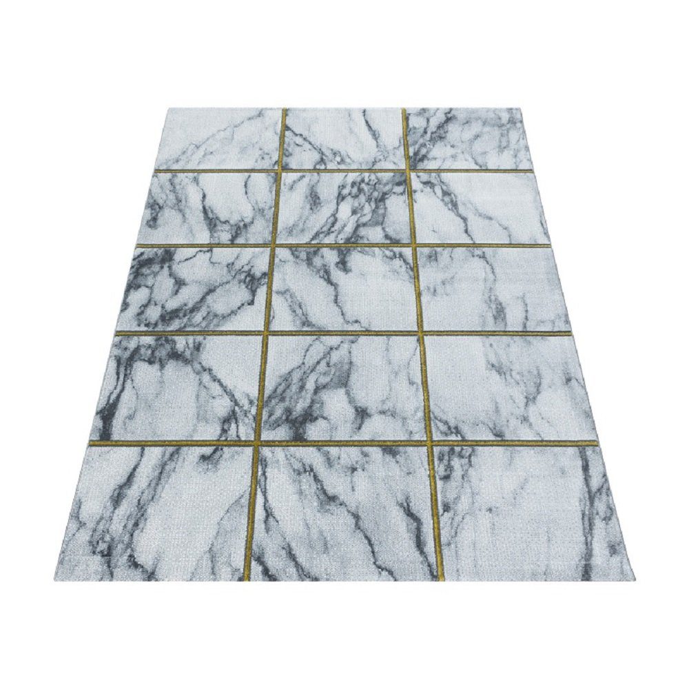 Designteppich Marmoroptik rechteck Teppich, Gold chic, Giantore, edel und