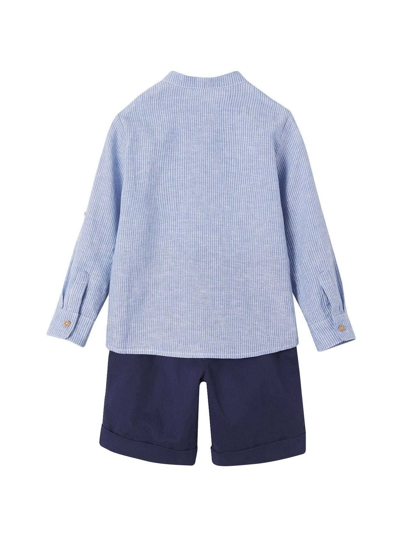 vertbaudet Hemd & Hose Festliches Jungen-Set: Hemd & Shorts – Bild 5 von 5