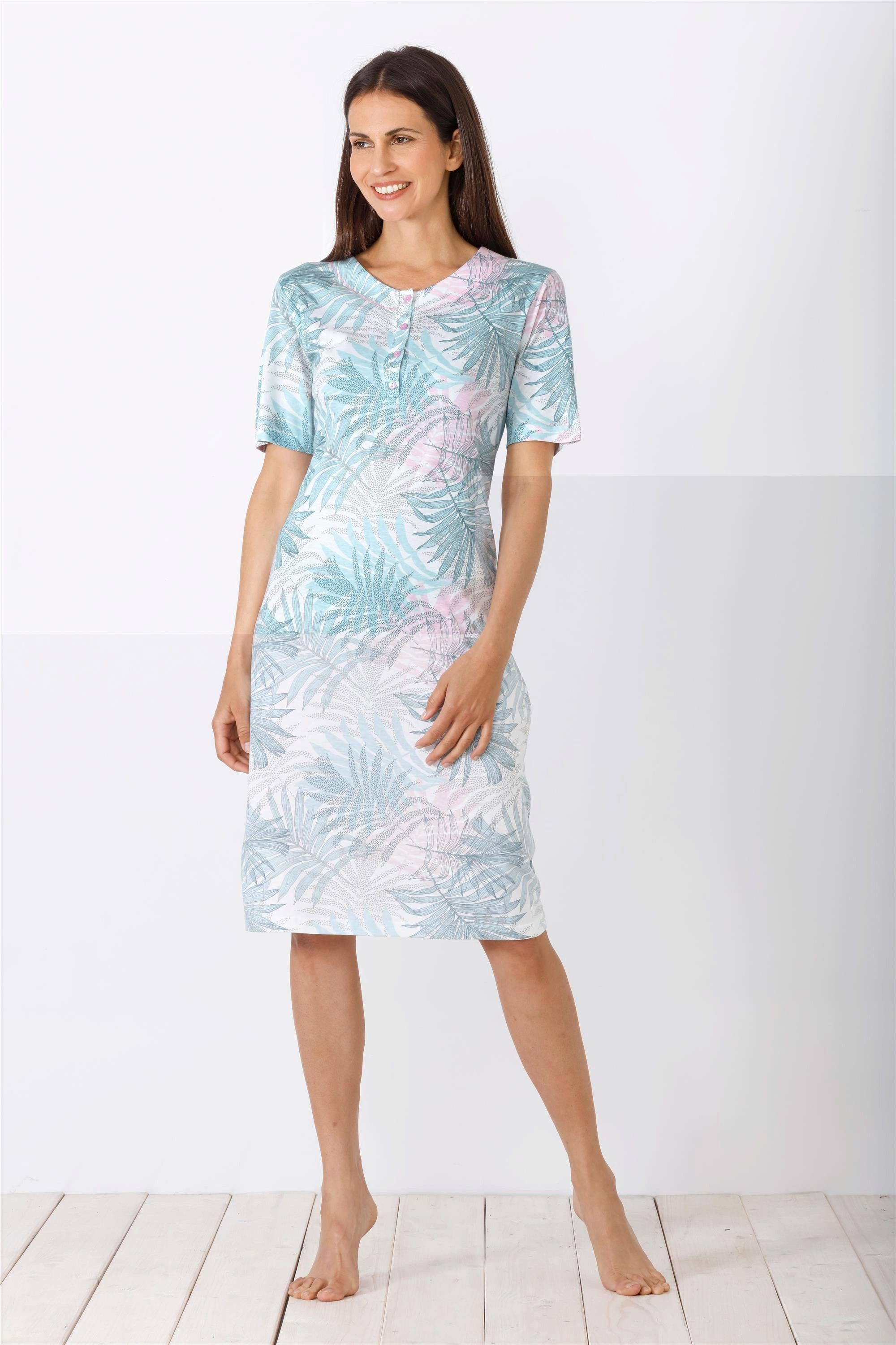Nachthemd Damen Nachthemd, Premium Cotton/Tencel