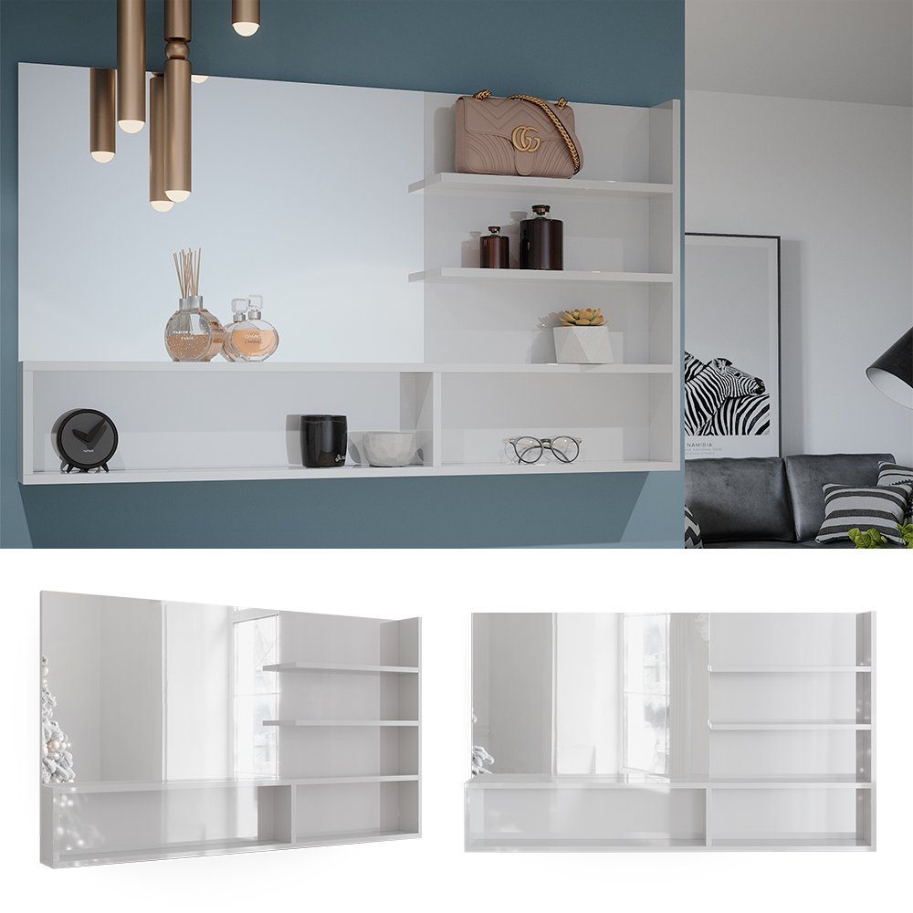 Vicco Badspiegel, Weiß Hochglanz, 119.8 x günstig online kaufen