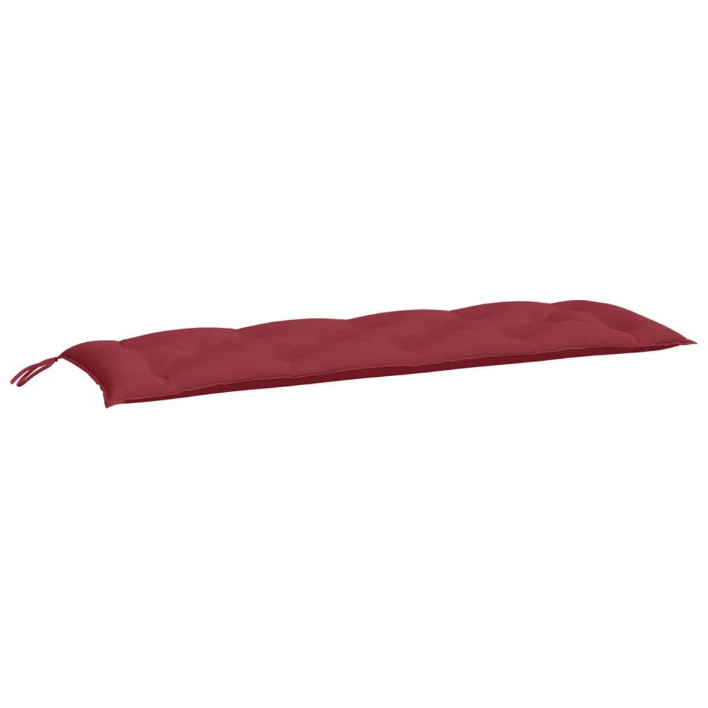 vidaXL Bankauflage, Gartenbank-Auflage Weinrot 150x50x7 cm günstig online kaufen