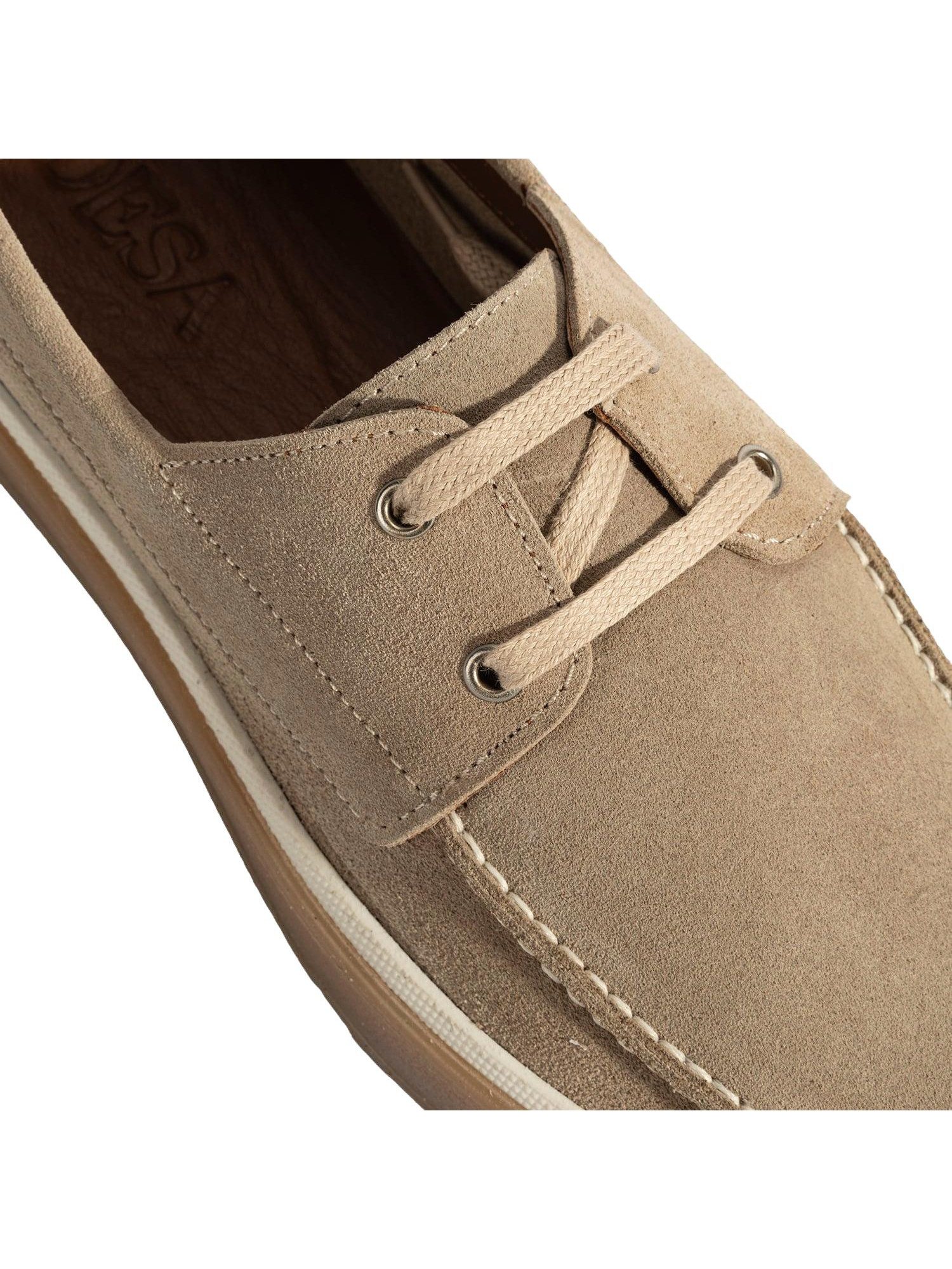 Desa Herren-Slipper – Obermaterial aus Wildleder, Lederfutter, flacher Abs Loafer