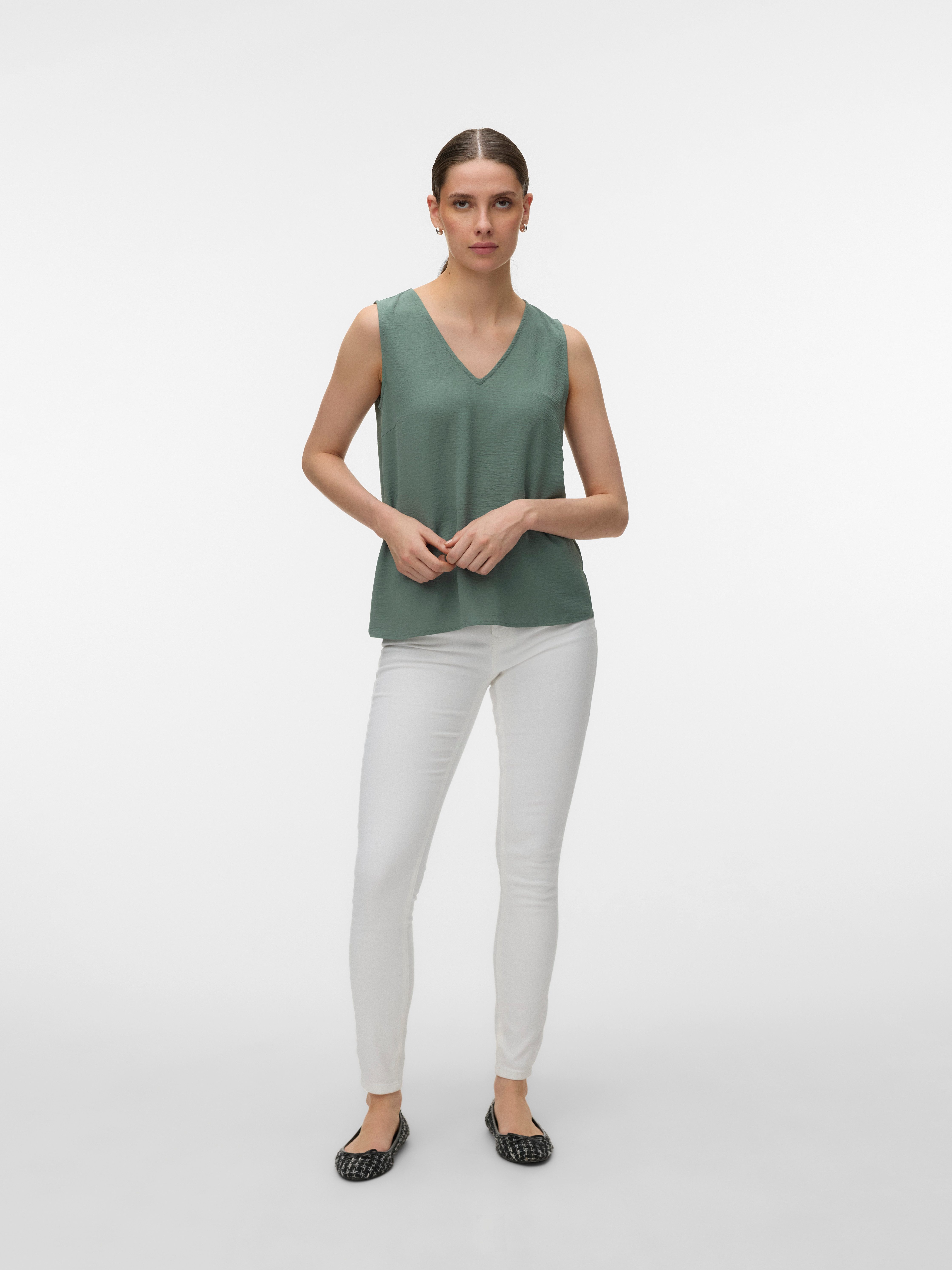 Vero Moda Skinny-fit-Jeans VMFLASH MR SKINNY JEANS COLOR GA NOOS