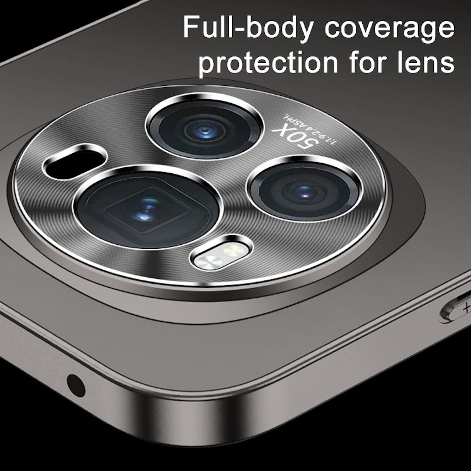 Wigento Handyhülle Für Honor Magic 6 Pro Feinmattes Metall Design Handy Schutz Hülle Case
