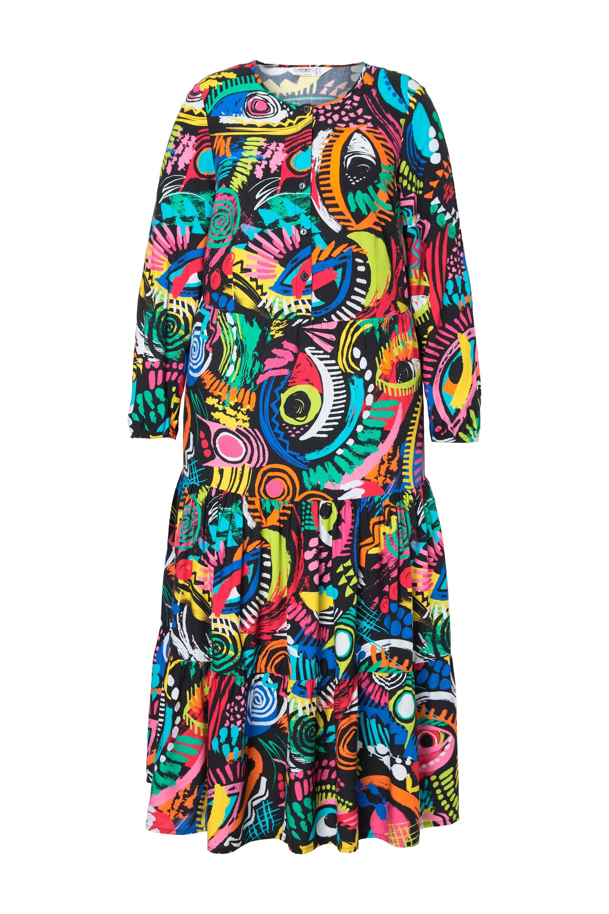 Angel of Style Maxikleid Kleid Augen-Muster günstig online kaufen