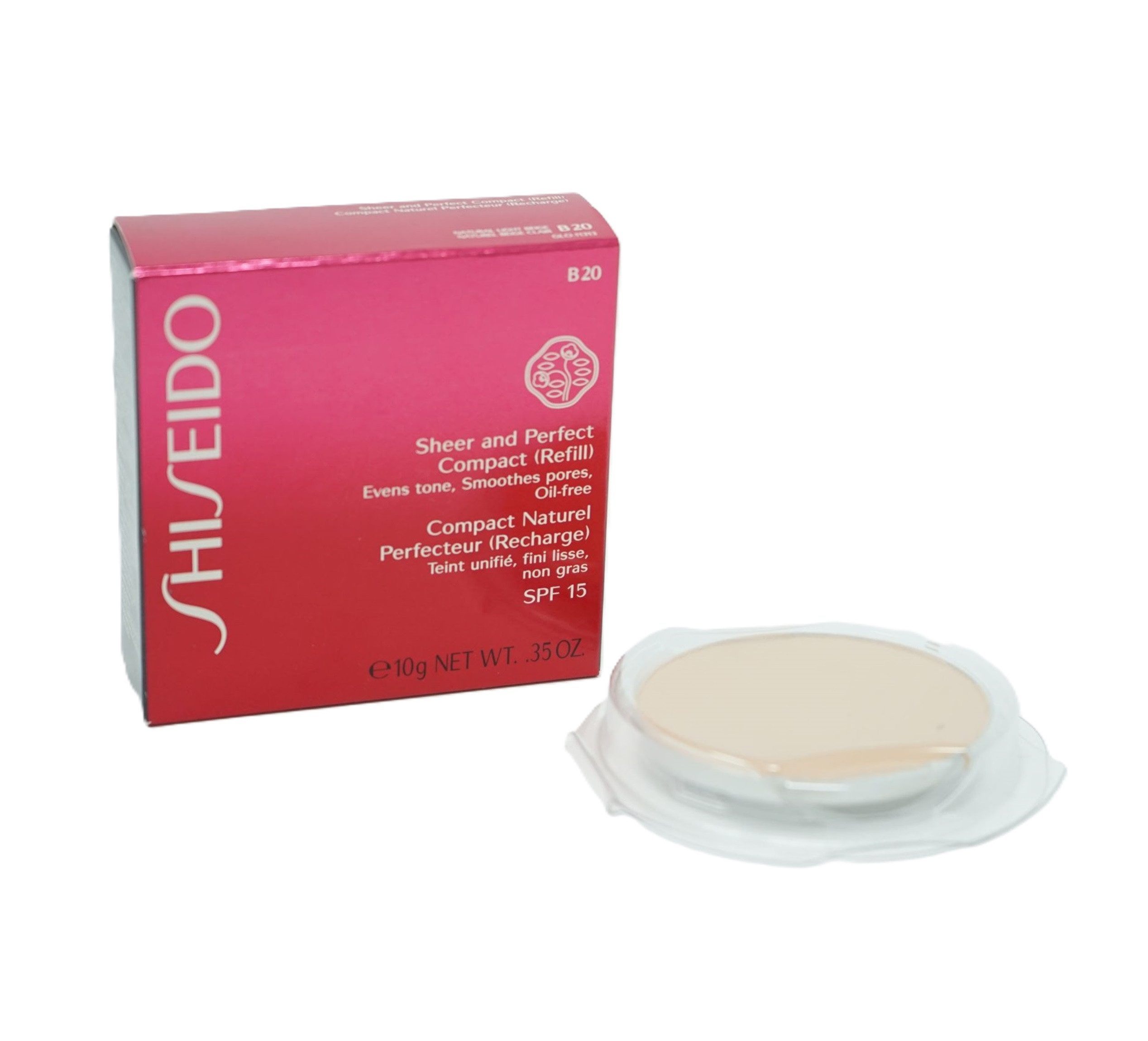 SHISEIDO Make-up Shiseido SPF15 Sheer and Perfect Compact B20 Natural Light Beige