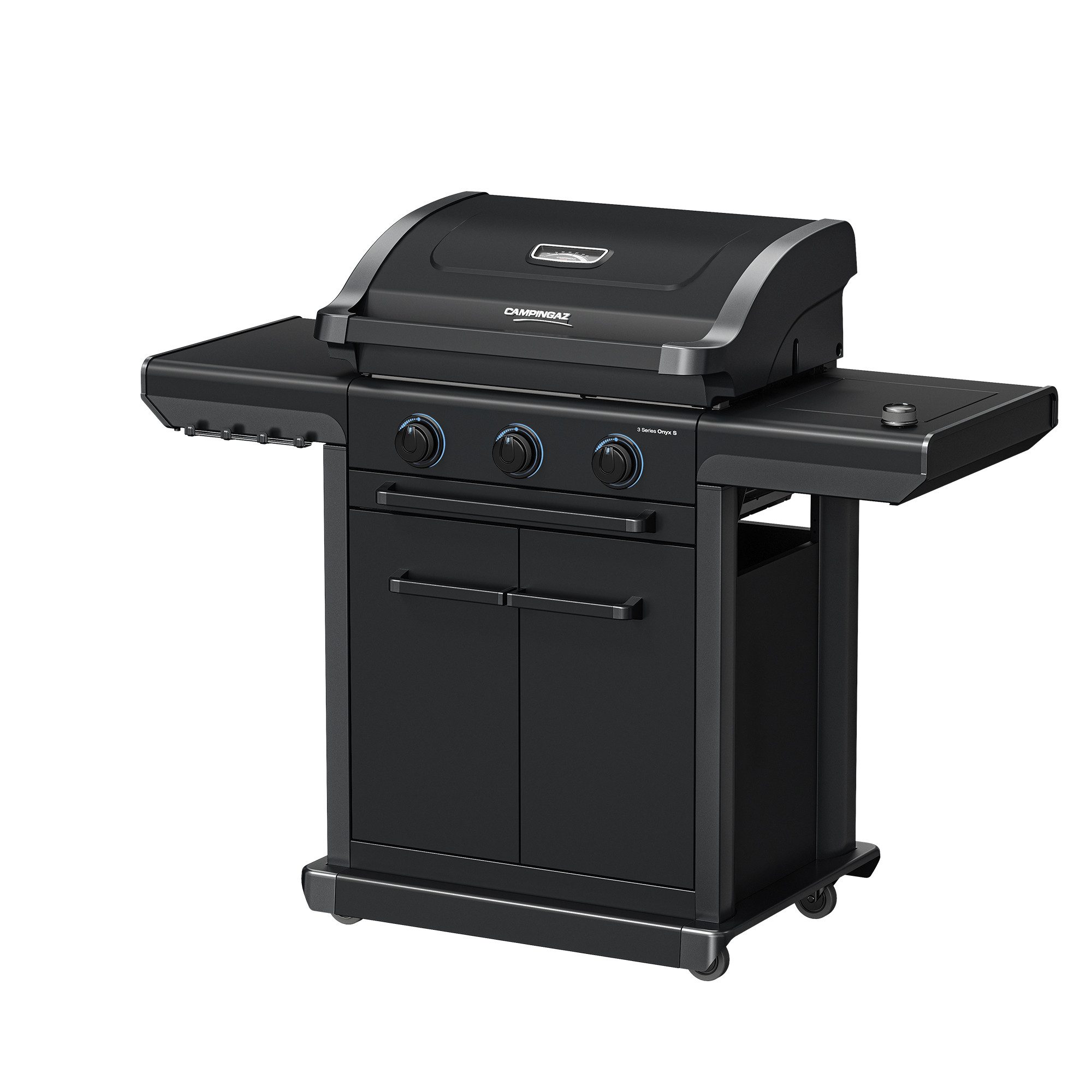 Campingaz Gasgrill 3 Series Onyx S, Blue Flame, Deckelthermometer