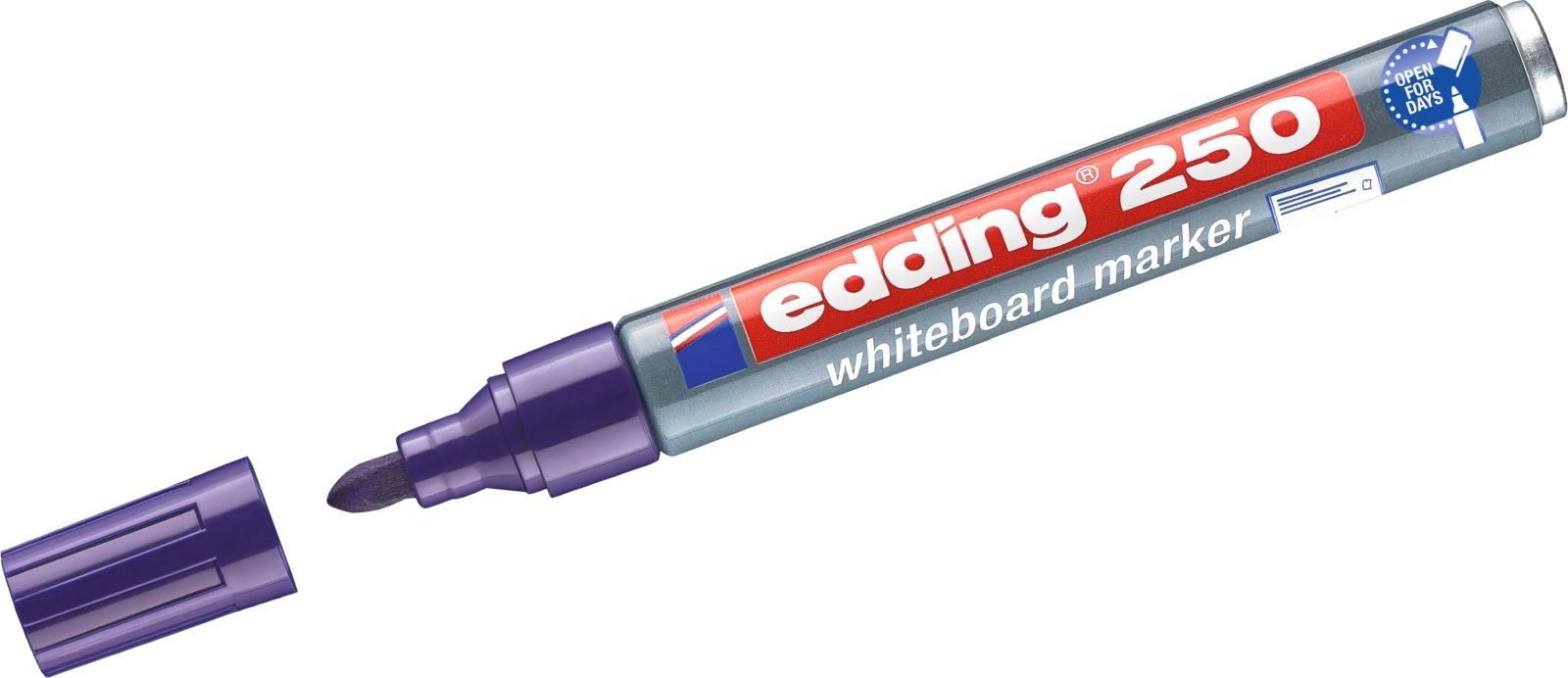 edding Whiteboard Marker Whiteboardmarker edding 250 nachfüllbar 1,5-3mm violett