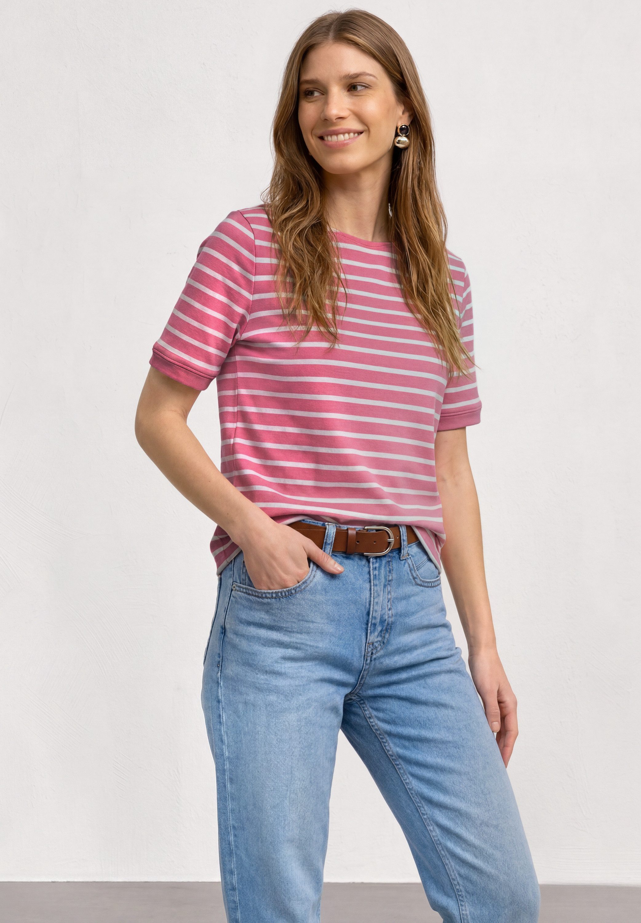 STREET ONE T-Shirt im Streifen-Design