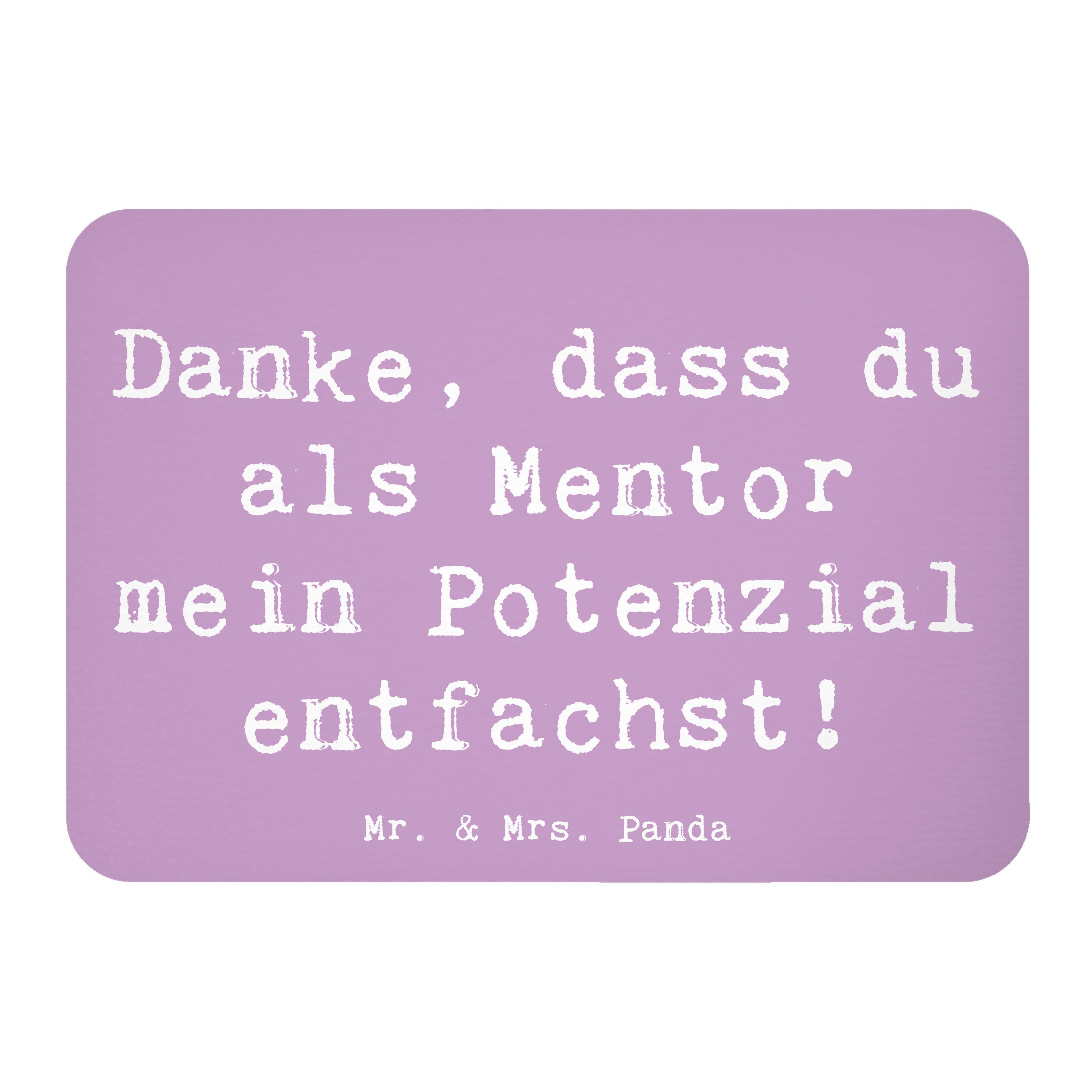 Magnet Spruch Mentor Potenzial - Lavendeltraum - Geschenk, Dankeschön, Mento