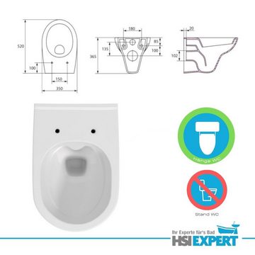 GEBERIT Vorwandelement WC Geberit Vorwandelement Sigma WC Bernado randlos, Spar-Set