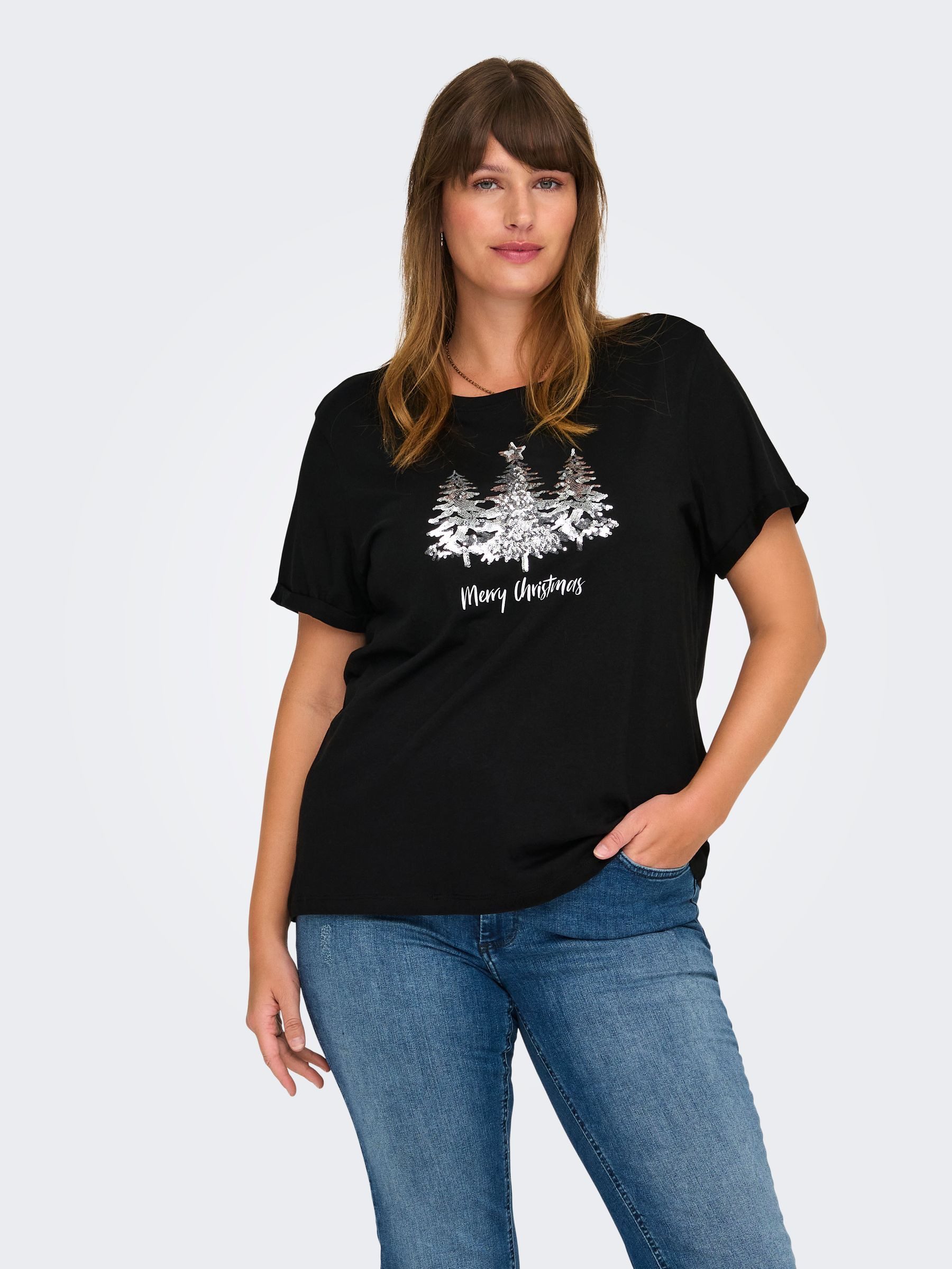 ONLY CARMAKOMA T-Shirt kurzarm Regular Fit günstig online kaufen