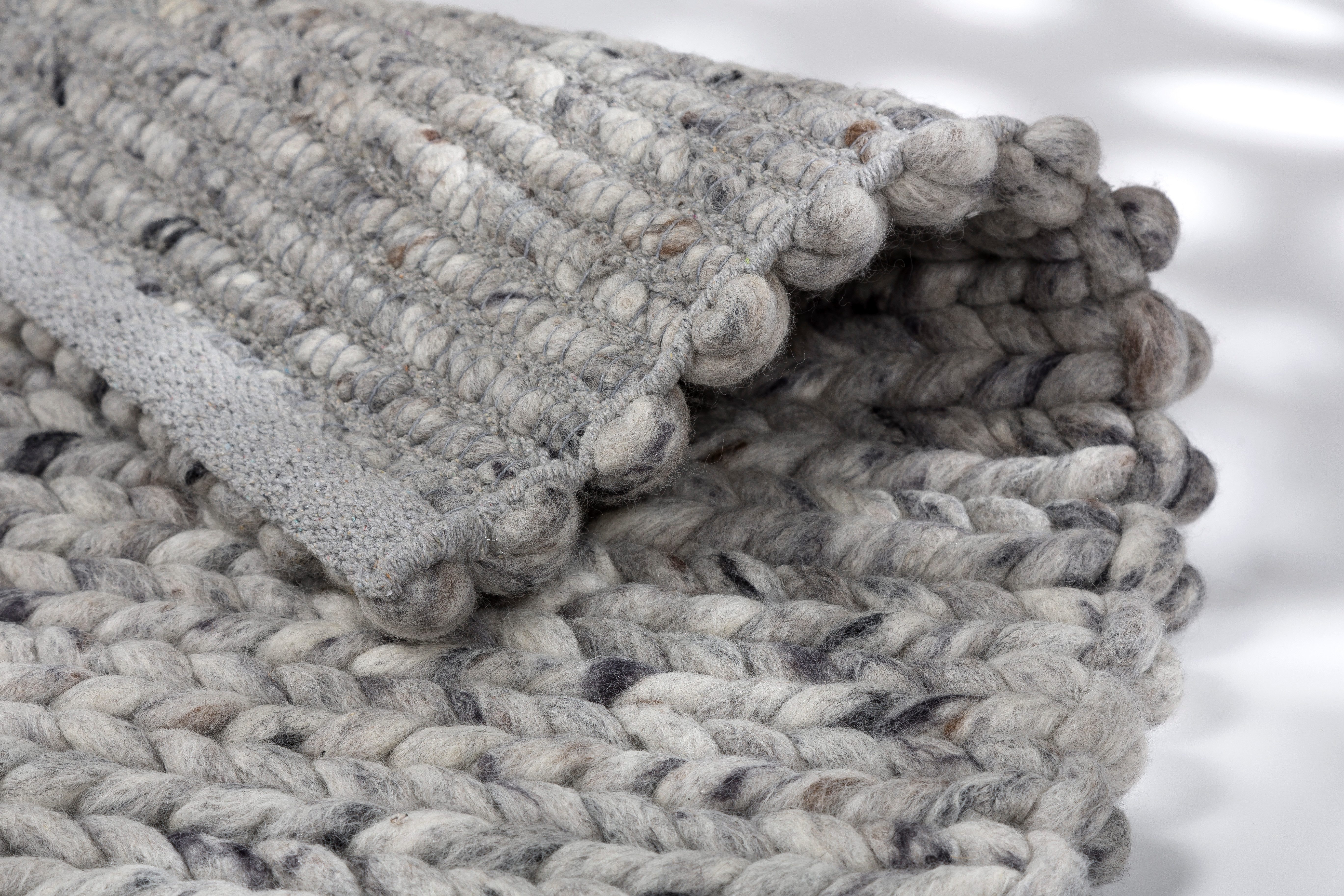 SCHÖNER WOHNEN-Kollektion Teppich Enisa 6027, rechteckig, Höhe: 15 mm, Struktur, Wolle, handweb, Wohnzimmer, Schöner Wohnen Kollektion