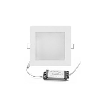 V-TAC LED Panel Ultra slim LED Panele Deckenleuchte inkl. Trafo, Neutralweiß, LED Panele Unterputz 3 Watt Neutralweiß, 96x96x35mm, Form: eckig