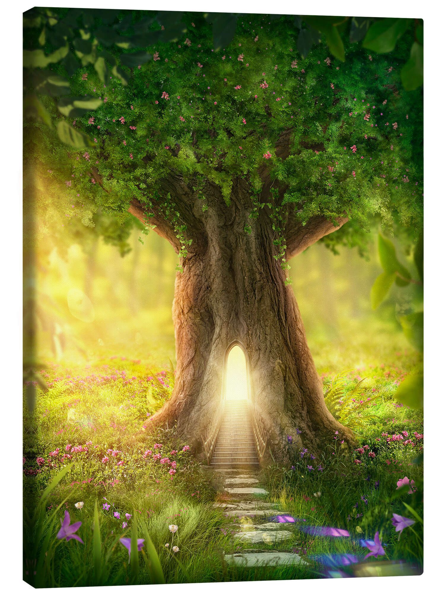Posterlounge Wandbild Magischer Baum, Elena Schweitzer, erhältlich als Poster, Leinwandbild, Wandsticker oder Acrylglasbild